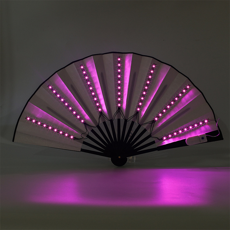 Folding Fan with Battery LED Light up 4