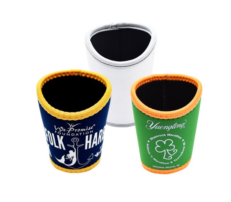 Coffee Cup Neoprene Can Cooler, 12 oz., custom koozie with logo imprint 2