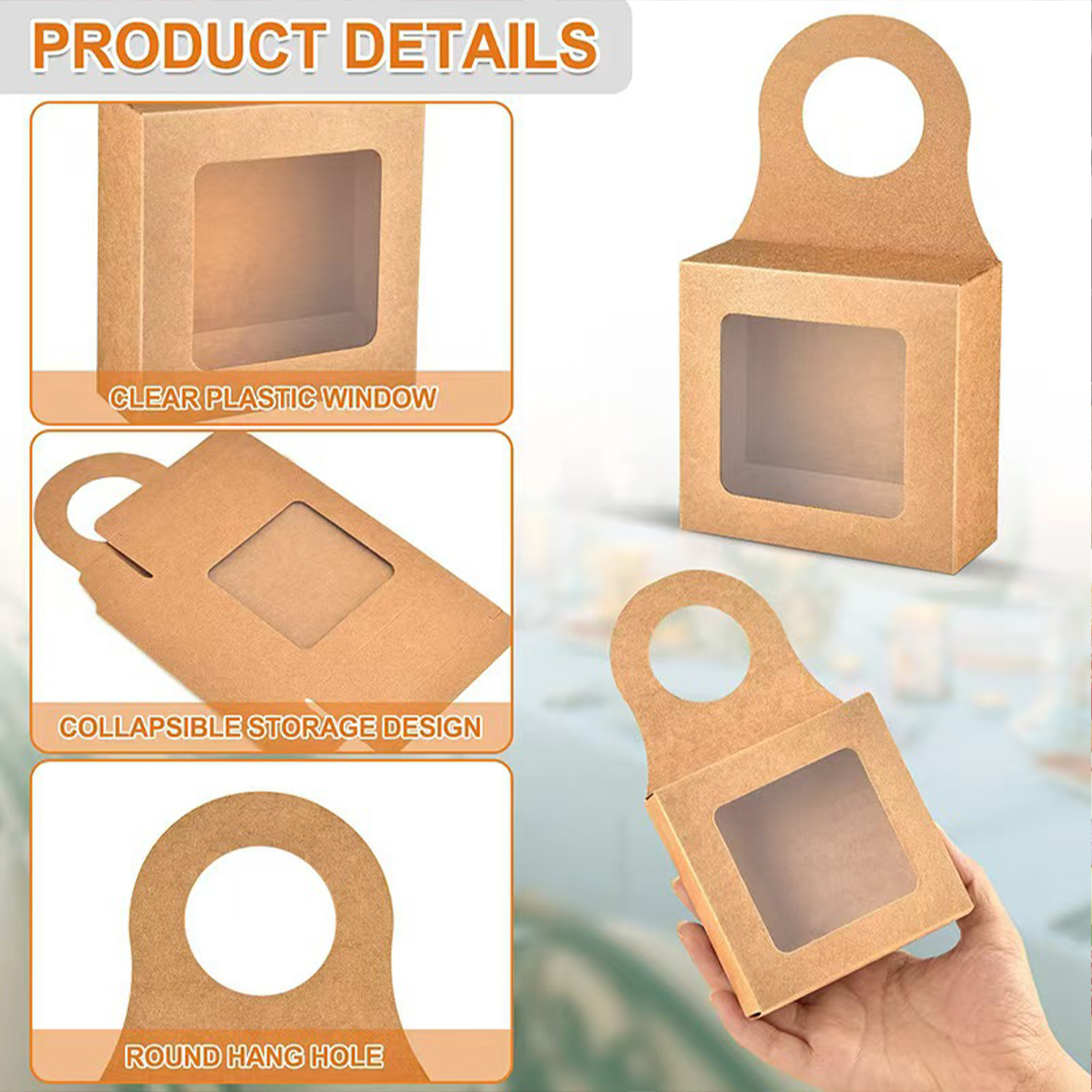 Kraft Paper Portable Box 7