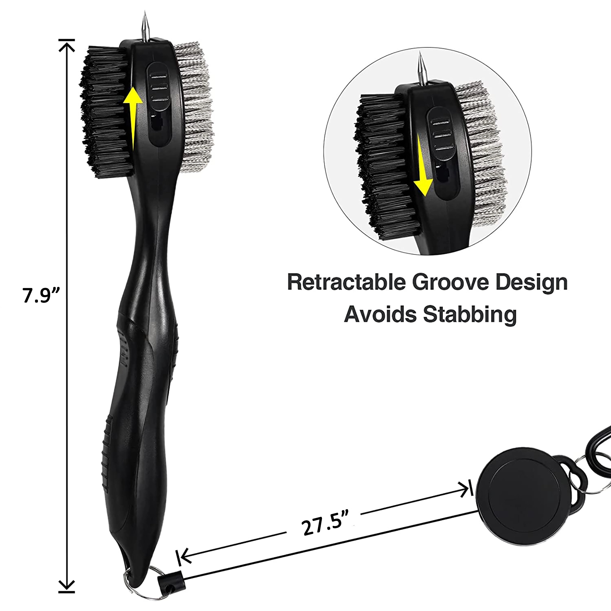 Golf Club Brush Groove Cleaner 2