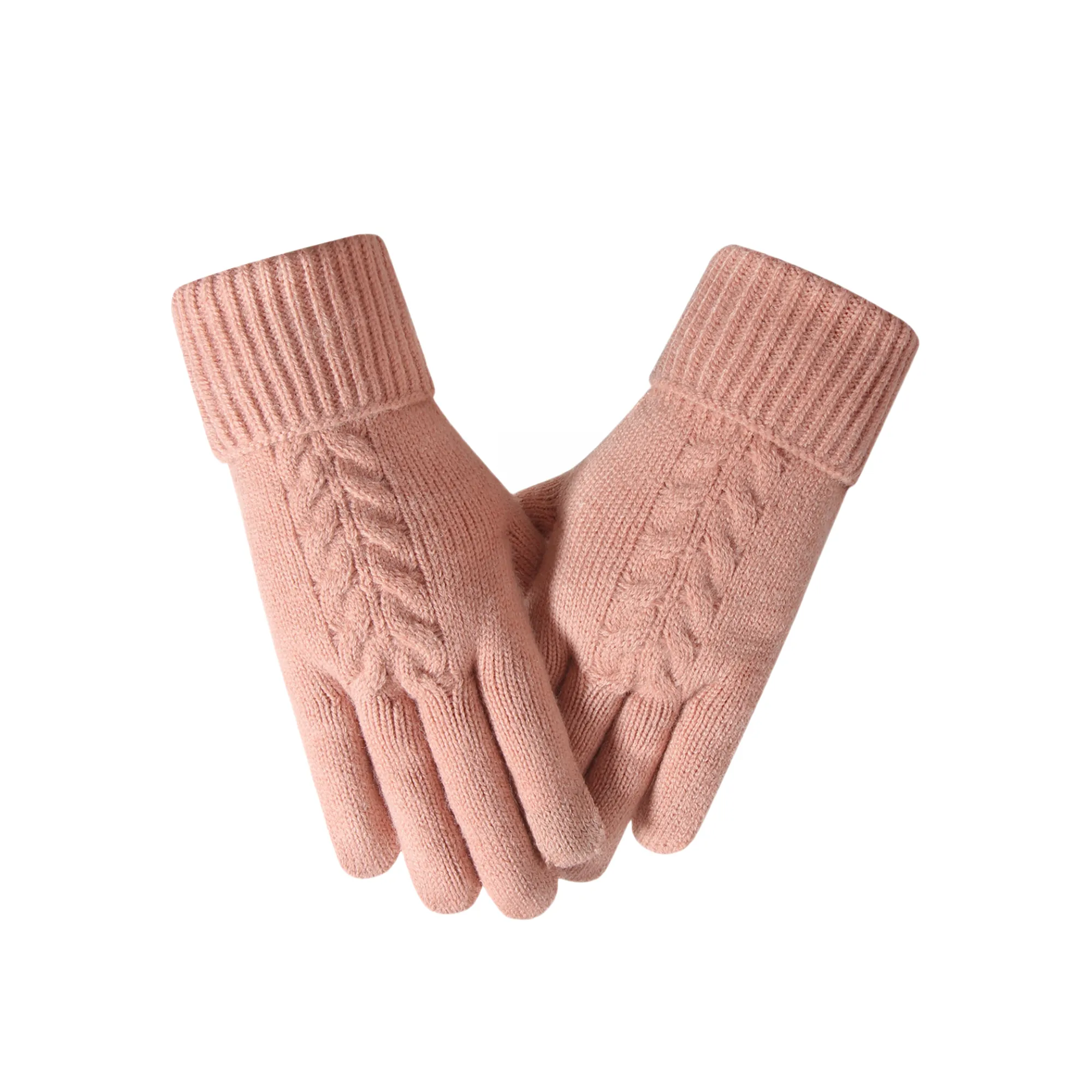 Winter Cycling Cold - Resistant Knitted Touchscreen Gloves 5