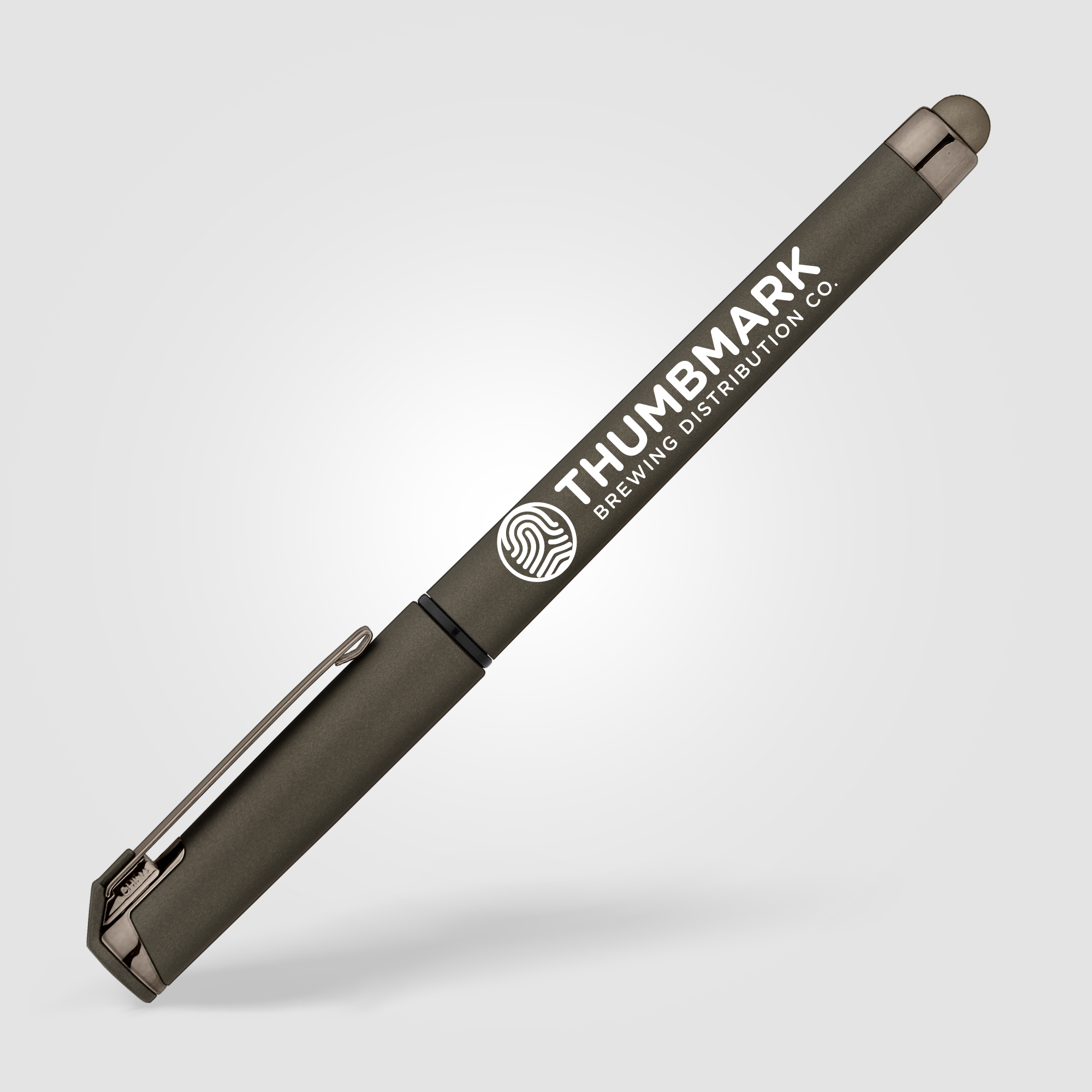 Islander Softy Monochrome Metallic Stylus Gel Pen 9