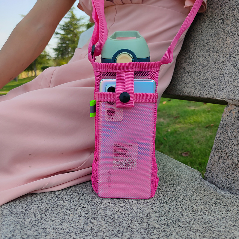 Water Bottle Holder Carrier with Adjustable Shoulder Strap 11