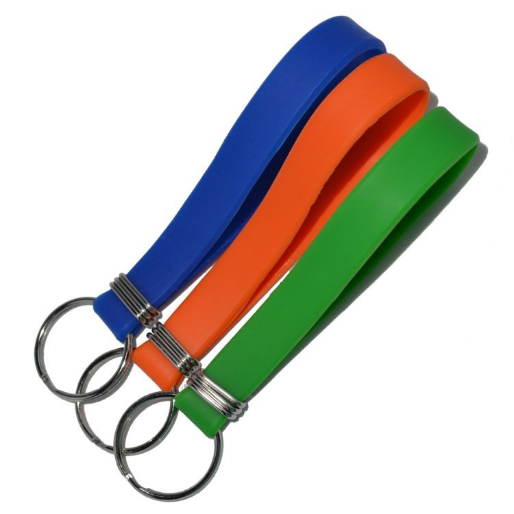Blank Silicone Key Chain 1