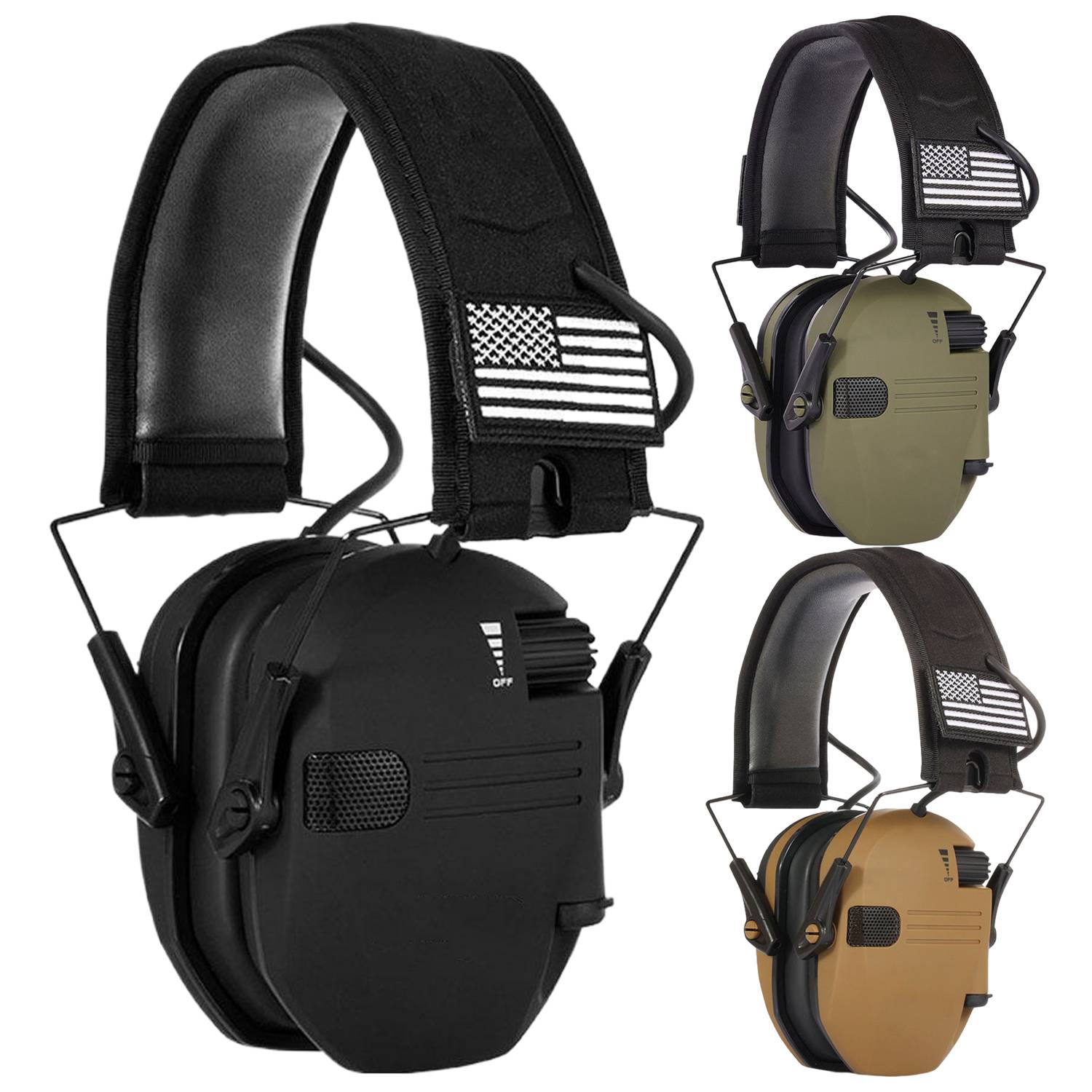 Tactical Noise Canceling Folding Protection Headset 9