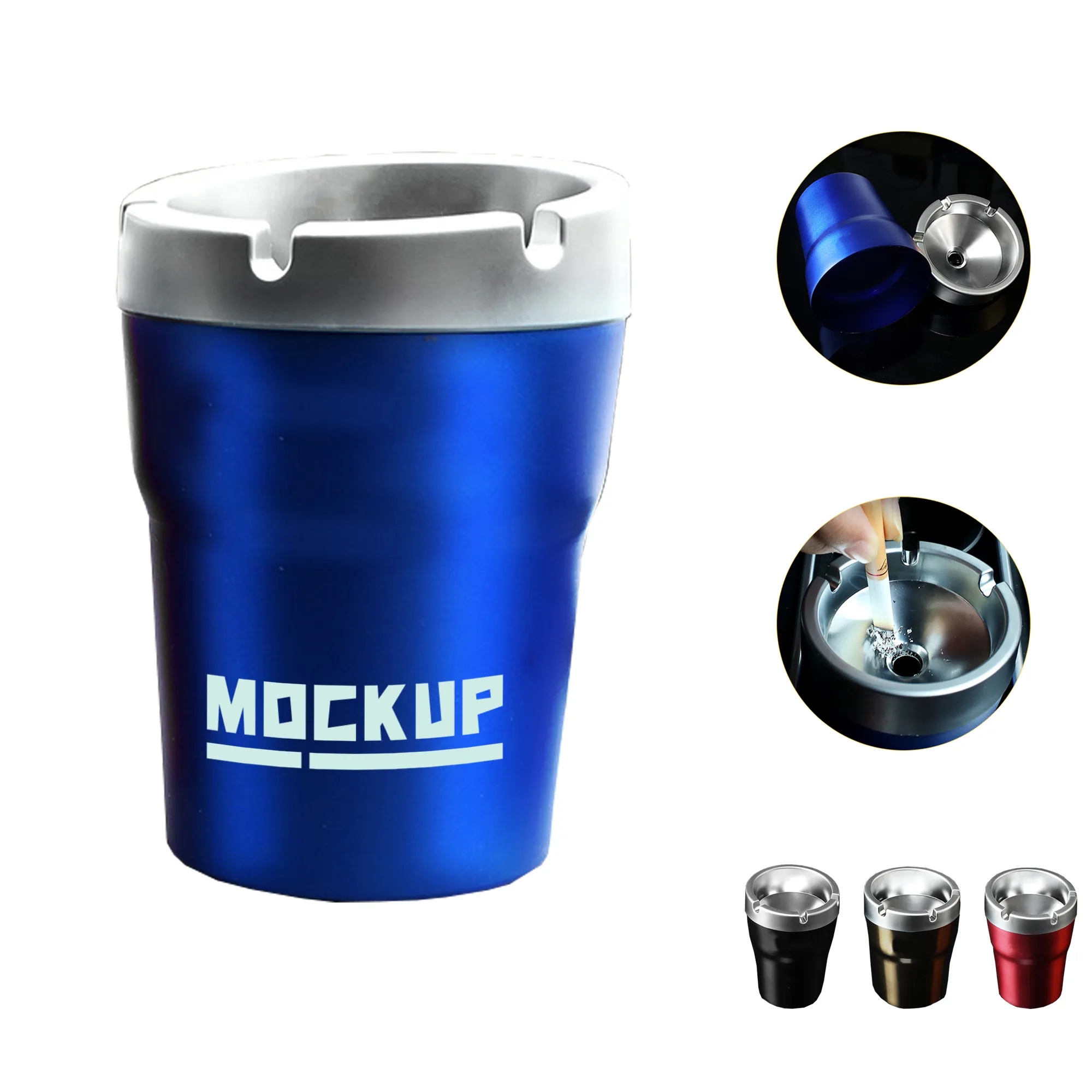 Aluminum Car Ashtray MOQ 100 PCS 3