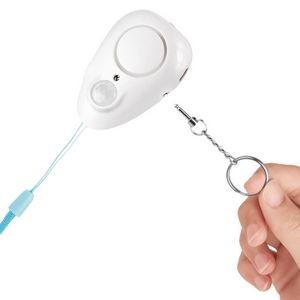 Rechargeable 2 In 1 Egg Shaped Self Defense Alarm With Flashlight 1