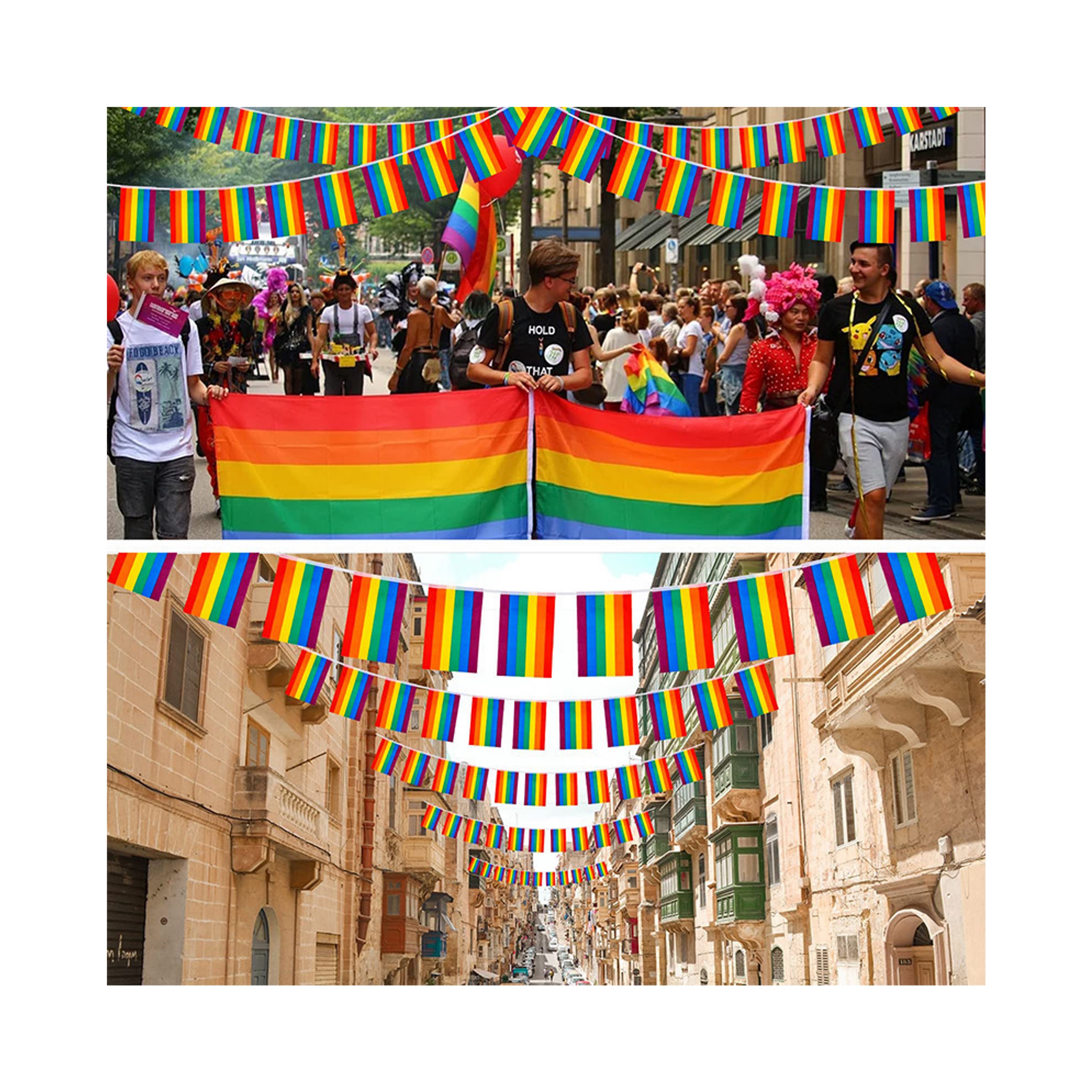 Rainbow String Flag (direct import) 3