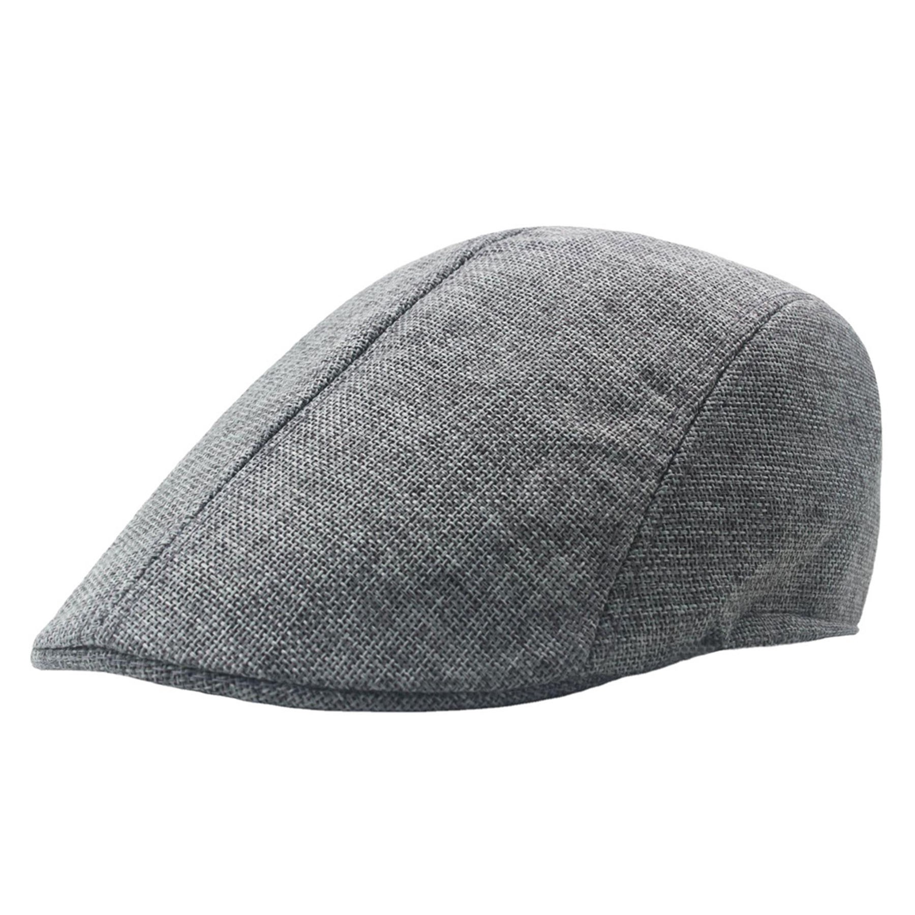Imitation Cotton And Linen Forward Beret 4