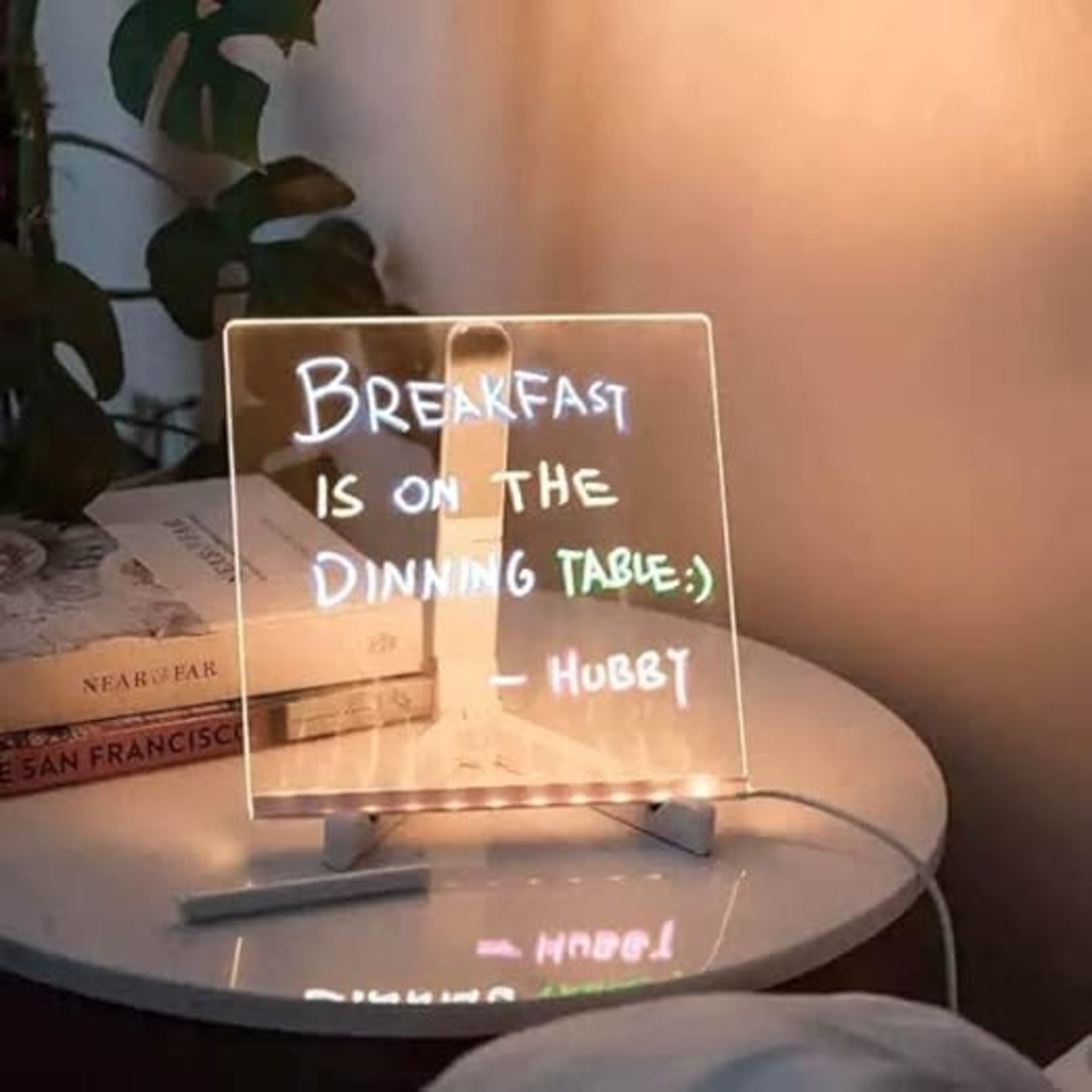 Led Illuminated Message Board With Stand 2