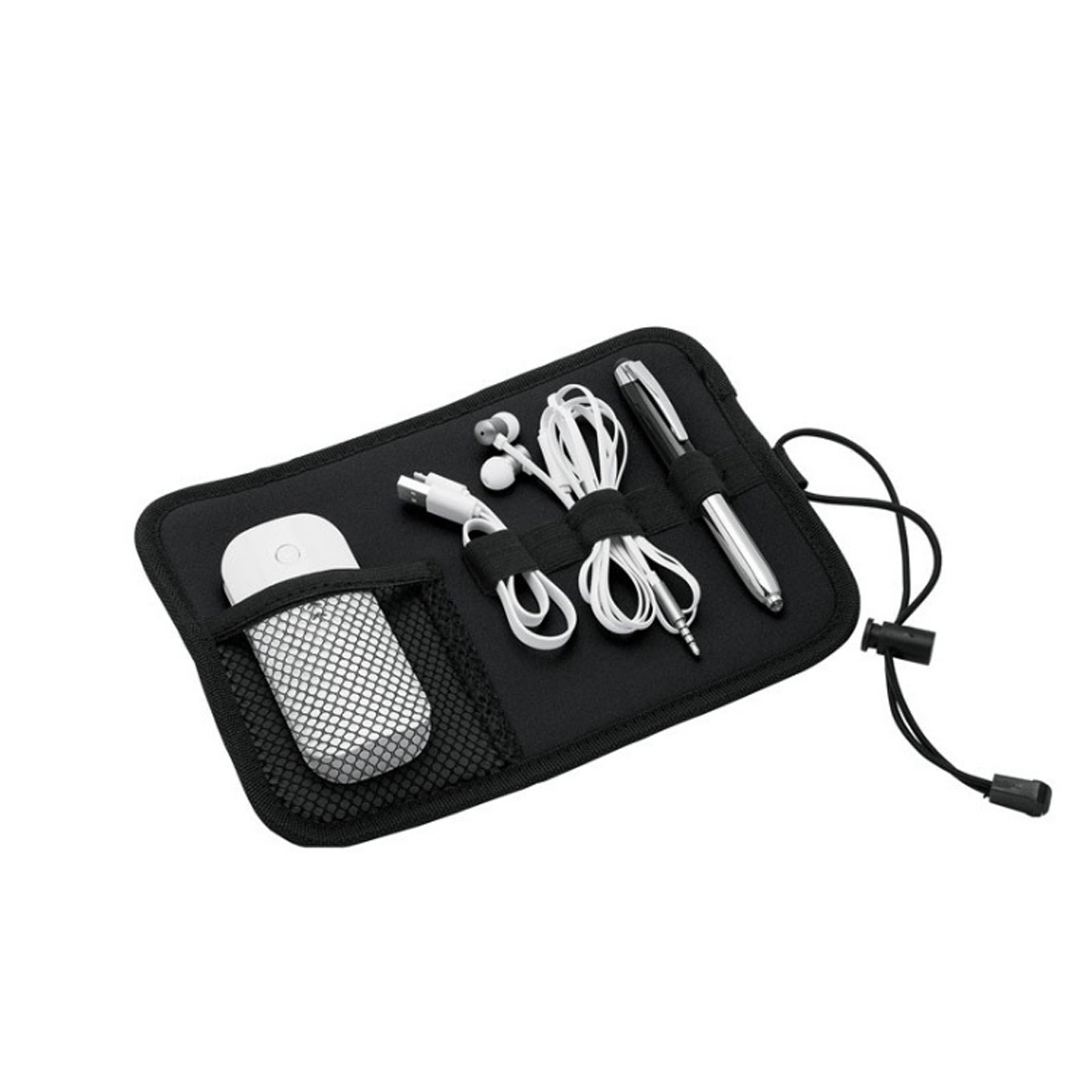 Neoprene Roll-Up Tech Organizer 6