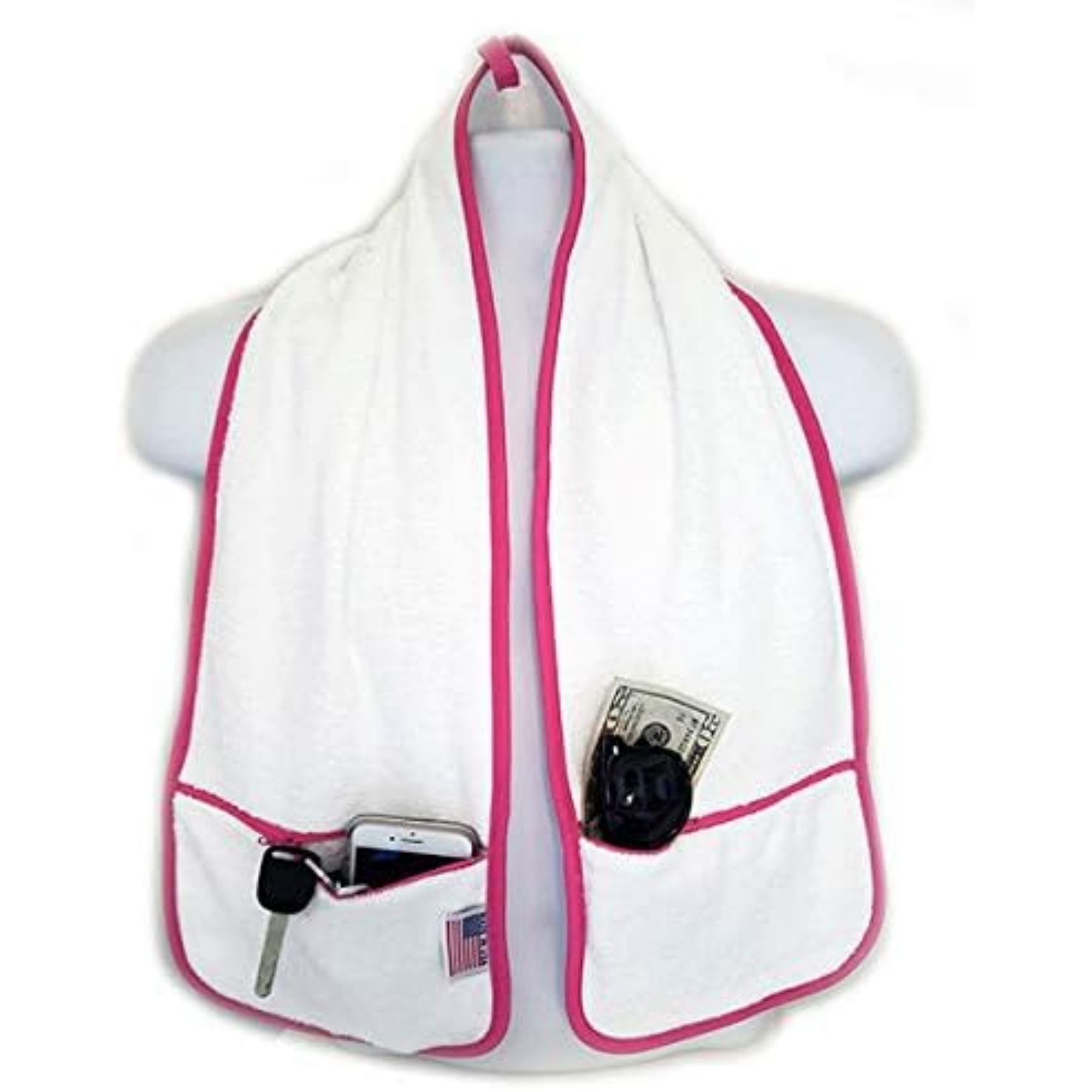 Zipper Pockets Hold Sports Towel 7