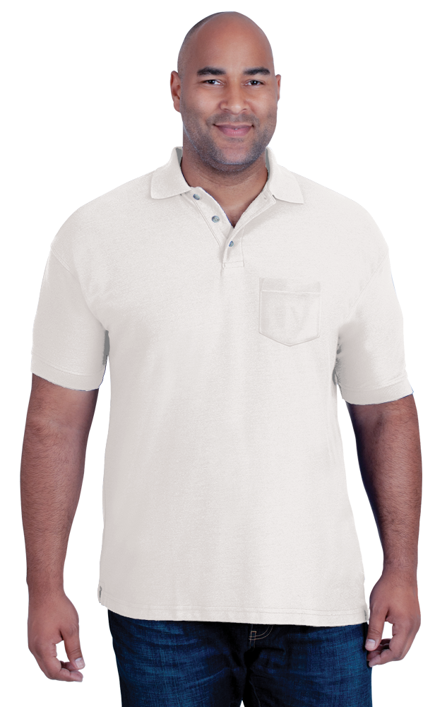 Men's Scotchgard Pique Polo with Pocket 22