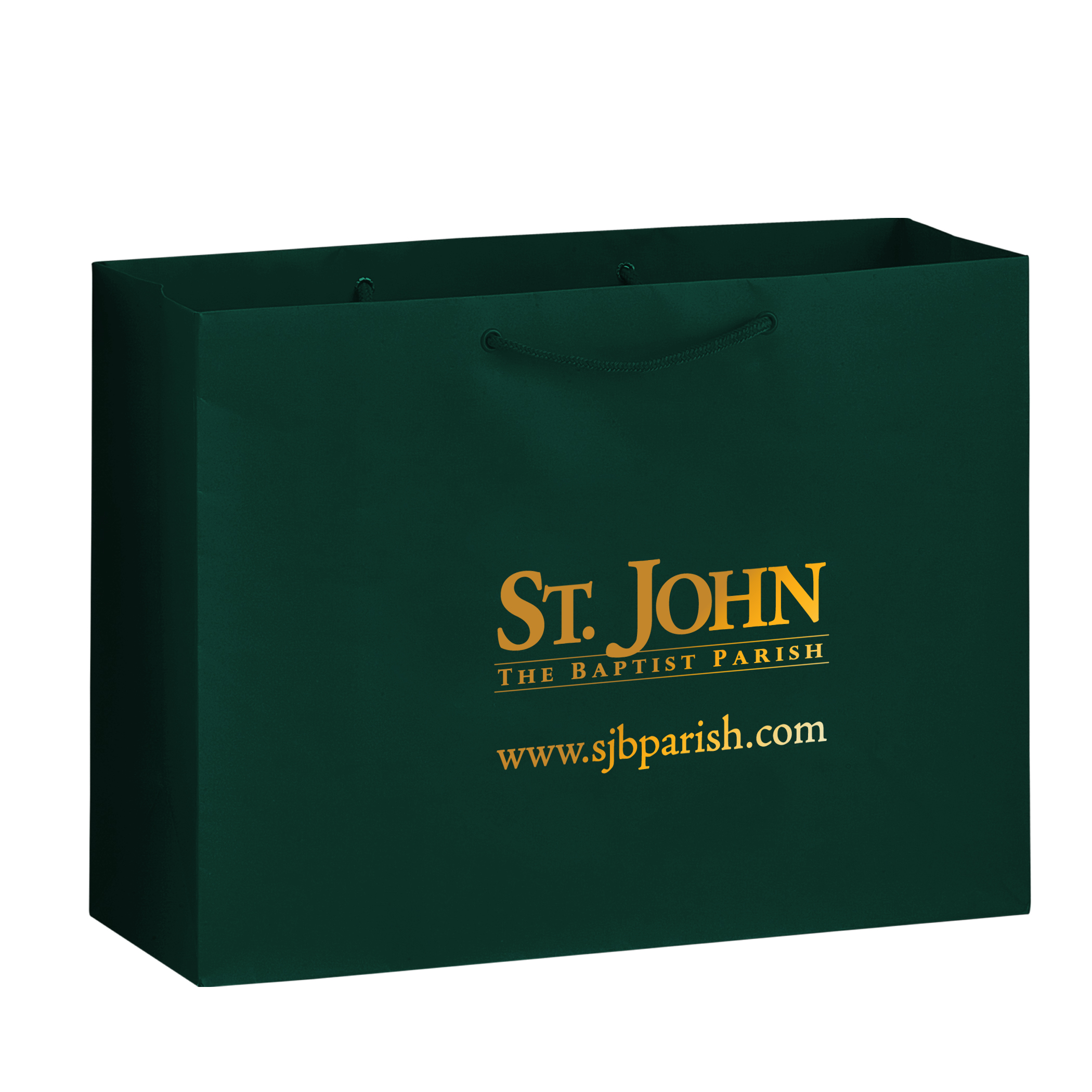 Matte Laminated Euro Tote Bags - Foil Stamped 21