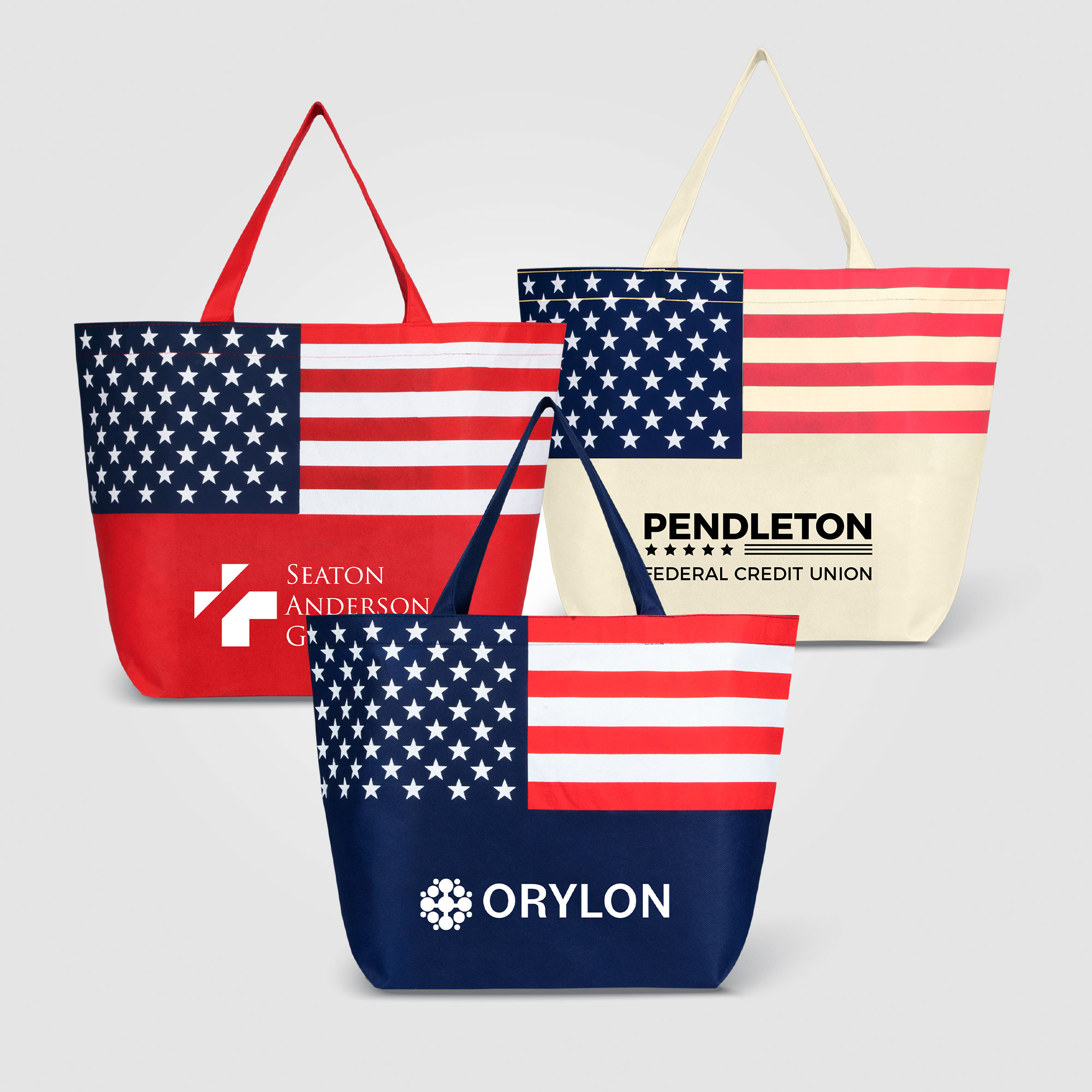 American Flag Non-Woven Tote Bag 7