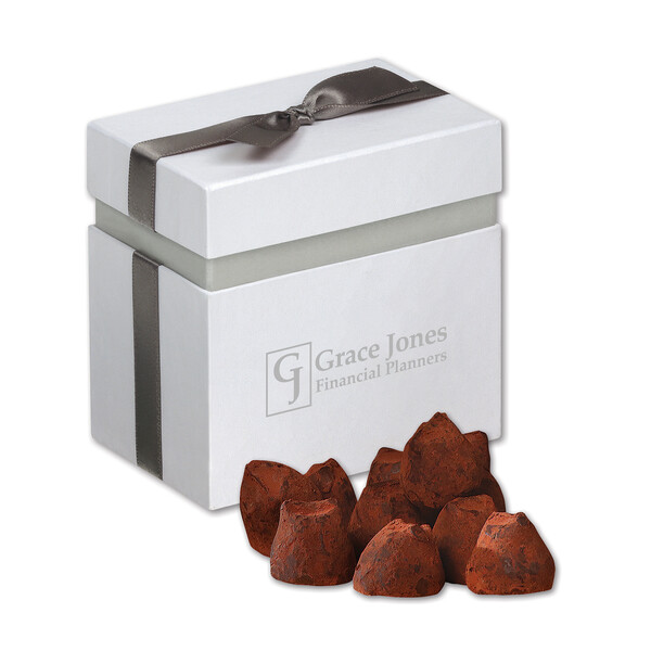 SALE - Cocoa Dusted Truffles in Elegant Treats Gift Box