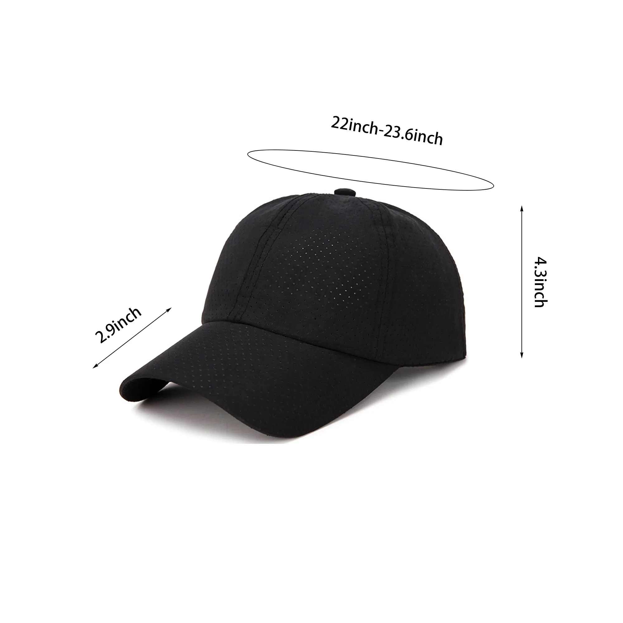 Quick Dry Mesh Baseball Cap MOQ 100 PCS 3