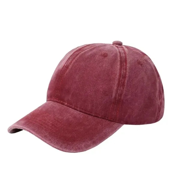 Vintage Pigment Dyed Dad Cap with Relaxed Fit Baseball Hat 10