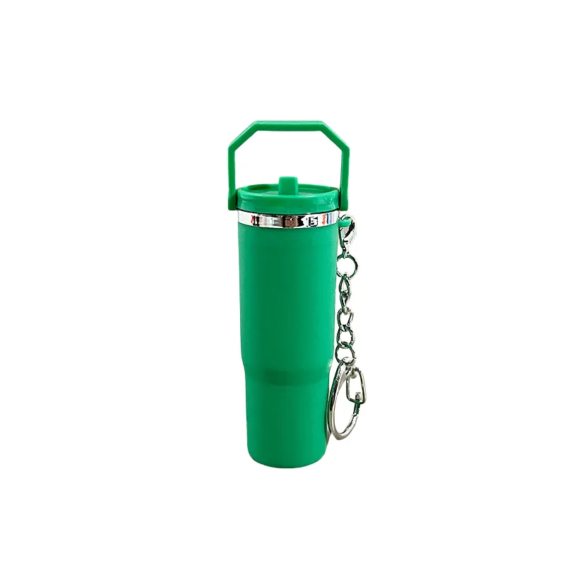 Tumbler Shaped Plastic Key Ring 3