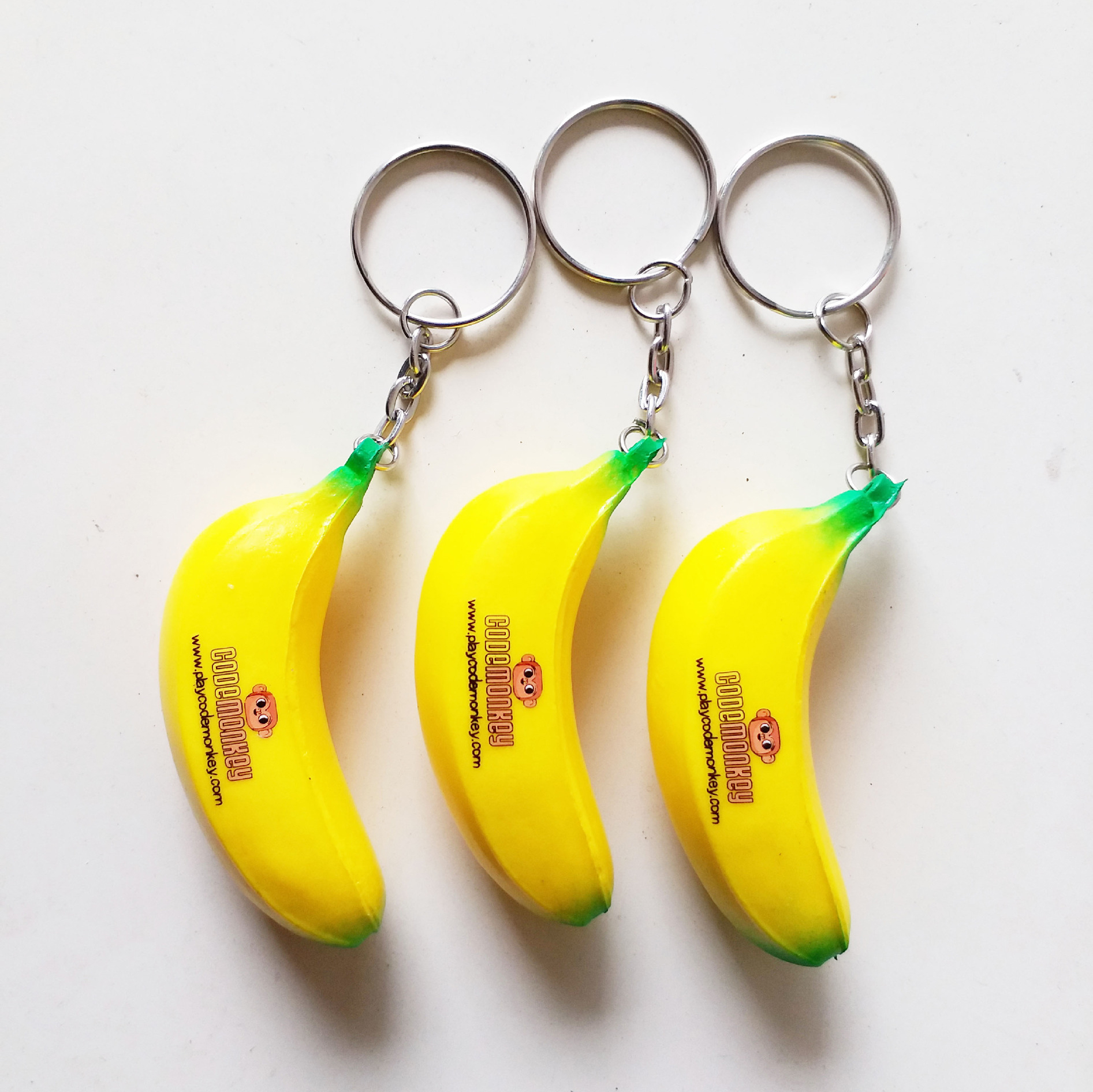 2 in 1 Banana Keychain and Stress Reliever 1