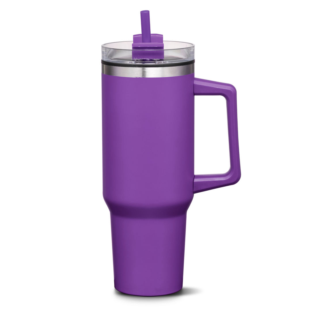 Benidorm Handle Travel Mug w/Straw - 40oz 19