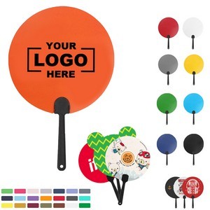 Full Color Round Handheld Fans 2