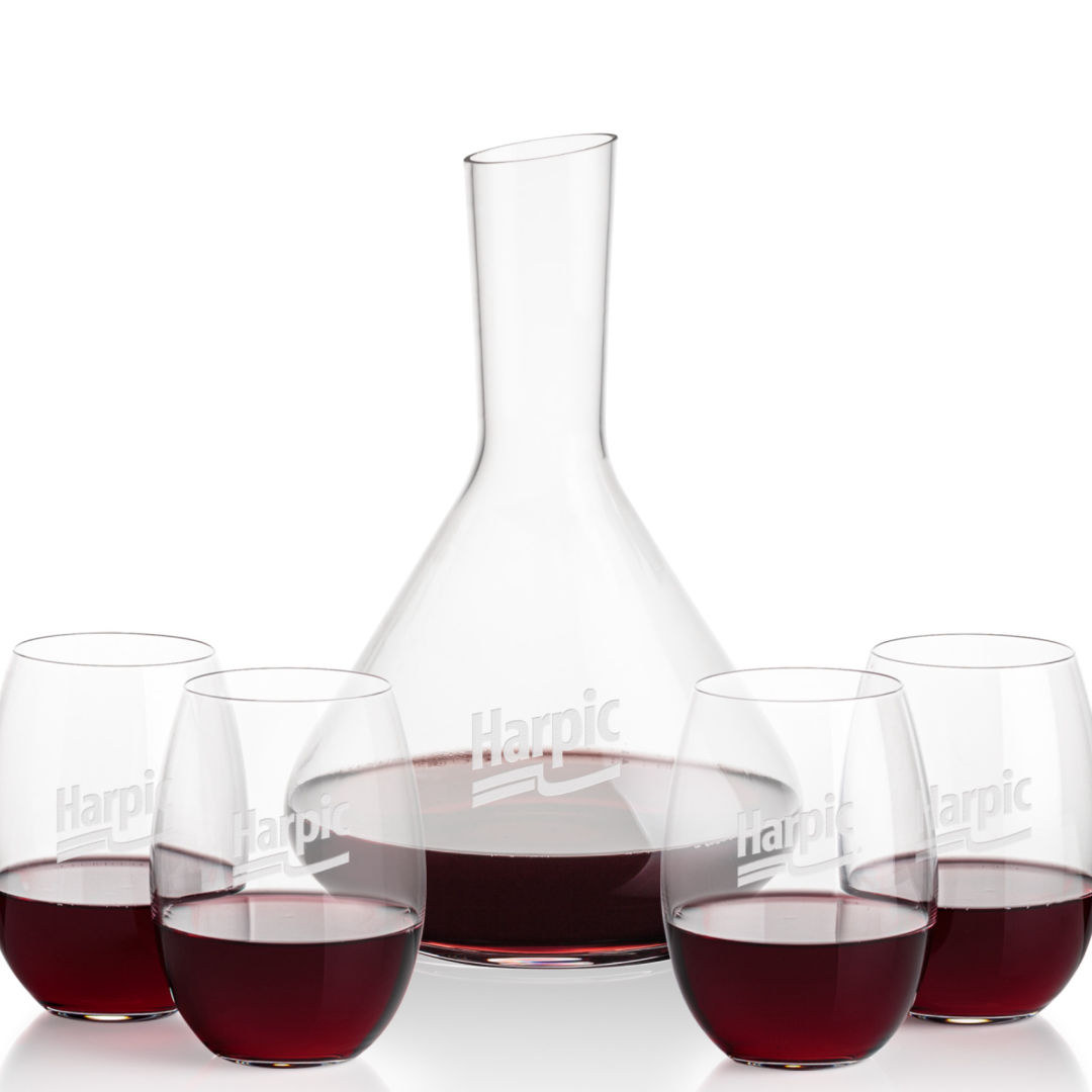 Terrassa Carafe & Carlita Stemless Wine 8