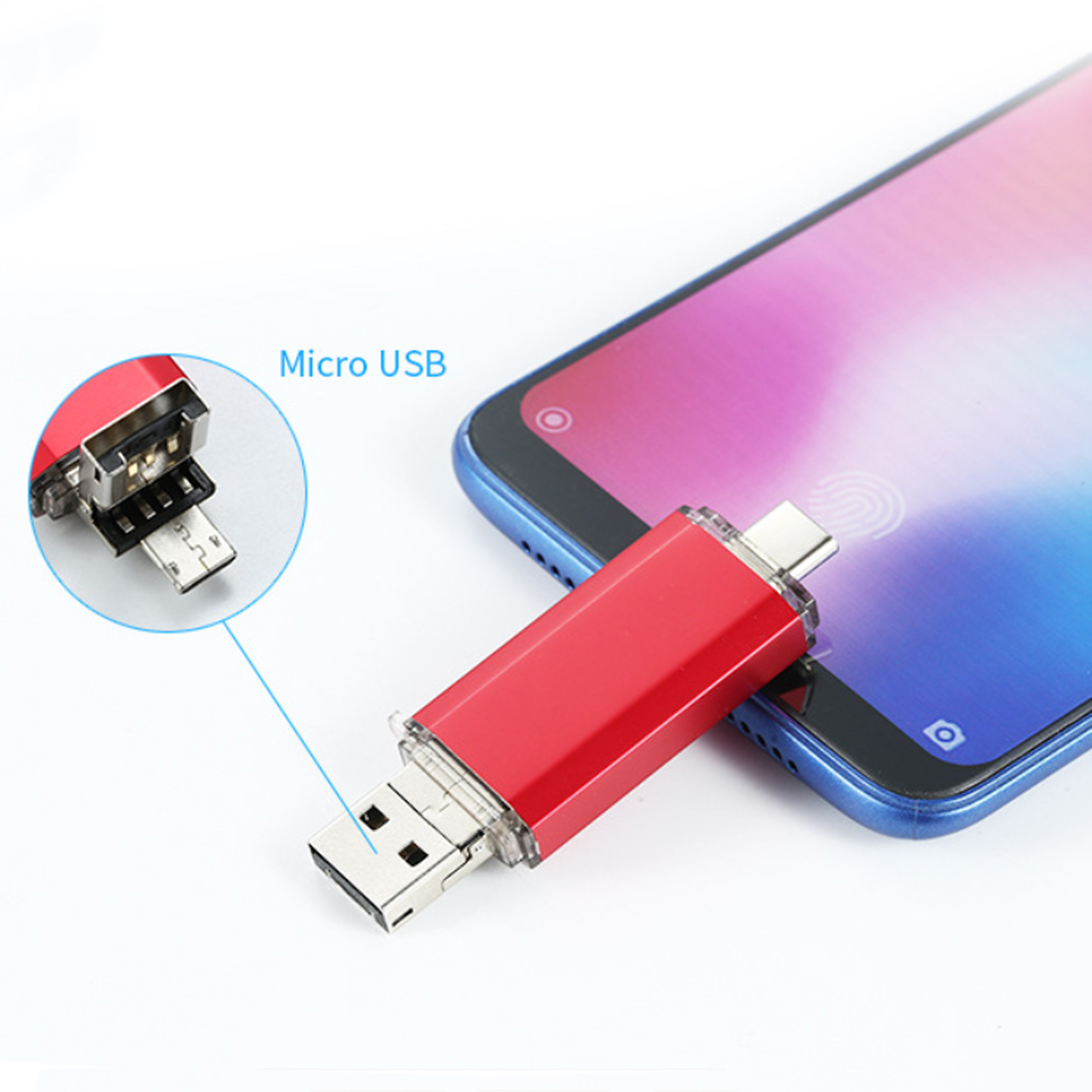 Dual Use USB Flash Drive for Mobile Phone and Computer 3