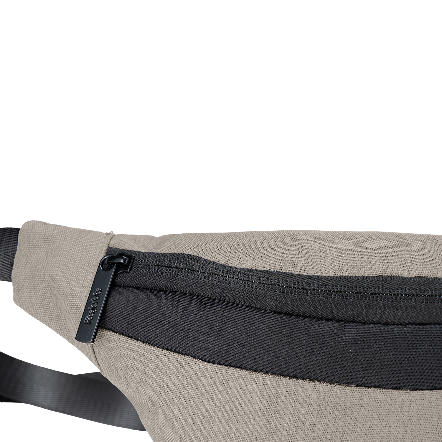 RejuVe® MILANO Recycled Heather Modern Sleek Two-Tone Waist Fanny Pack 8