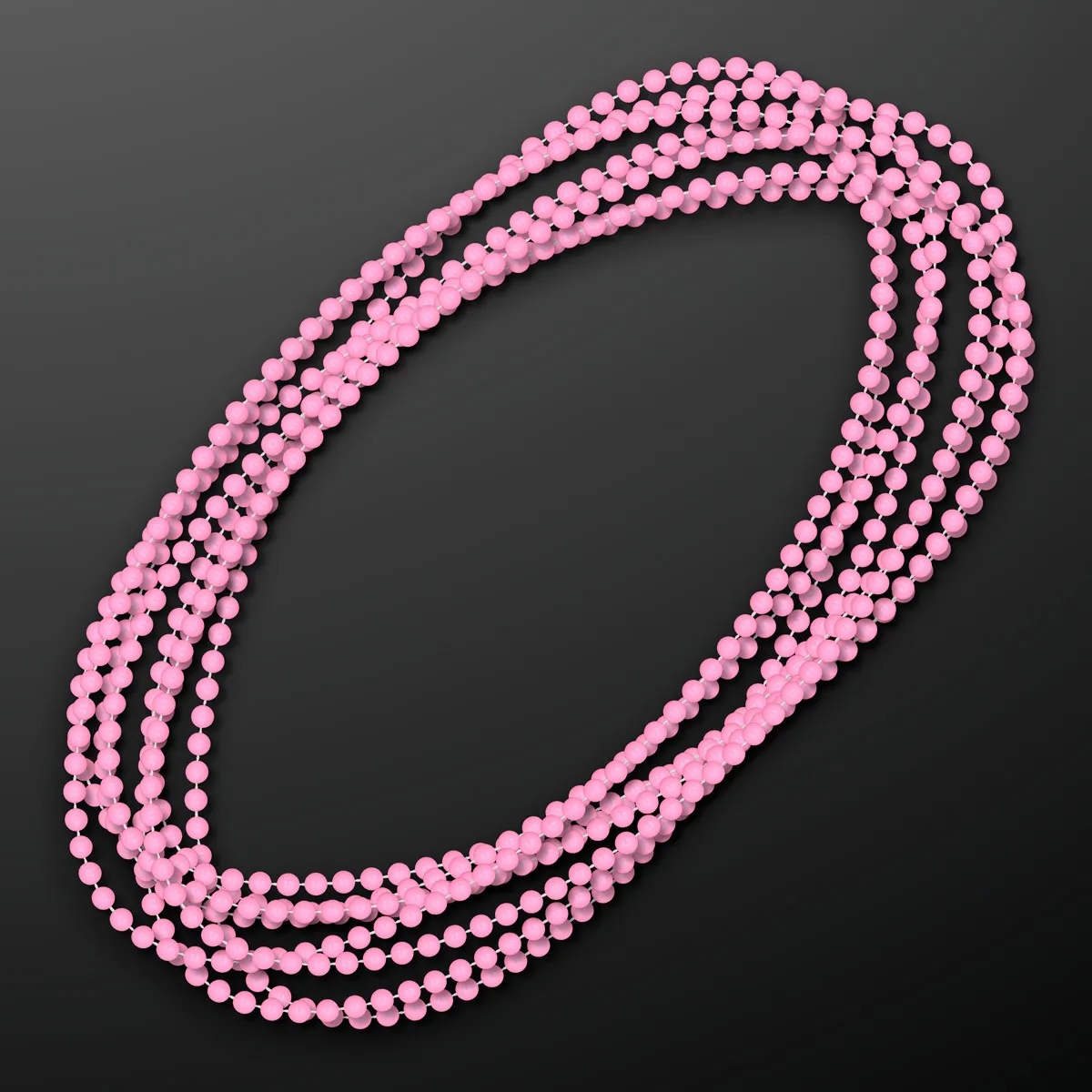 7MM 33" Round Beaded Necklaces 47