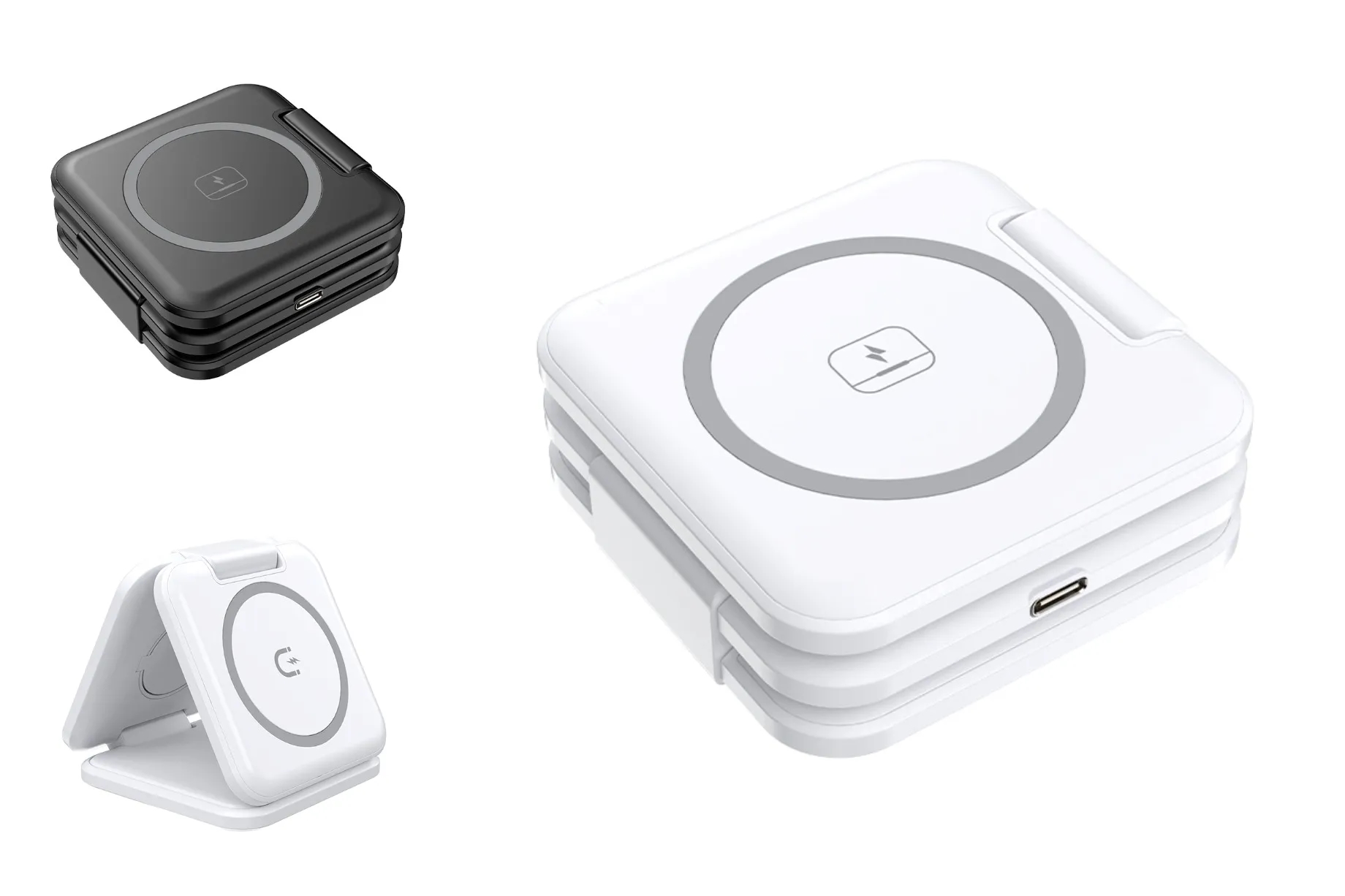Magnetic 3-in-1 wireless fast charging 6