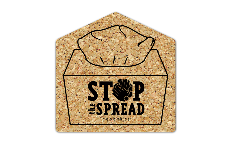 Tissue Box Cork Coaster 1