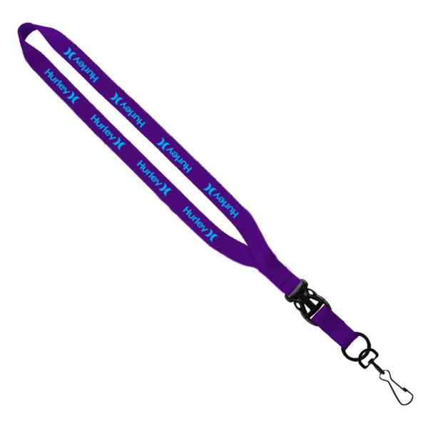 1/2" Smooth Nylon Slide Release Lanyard 9