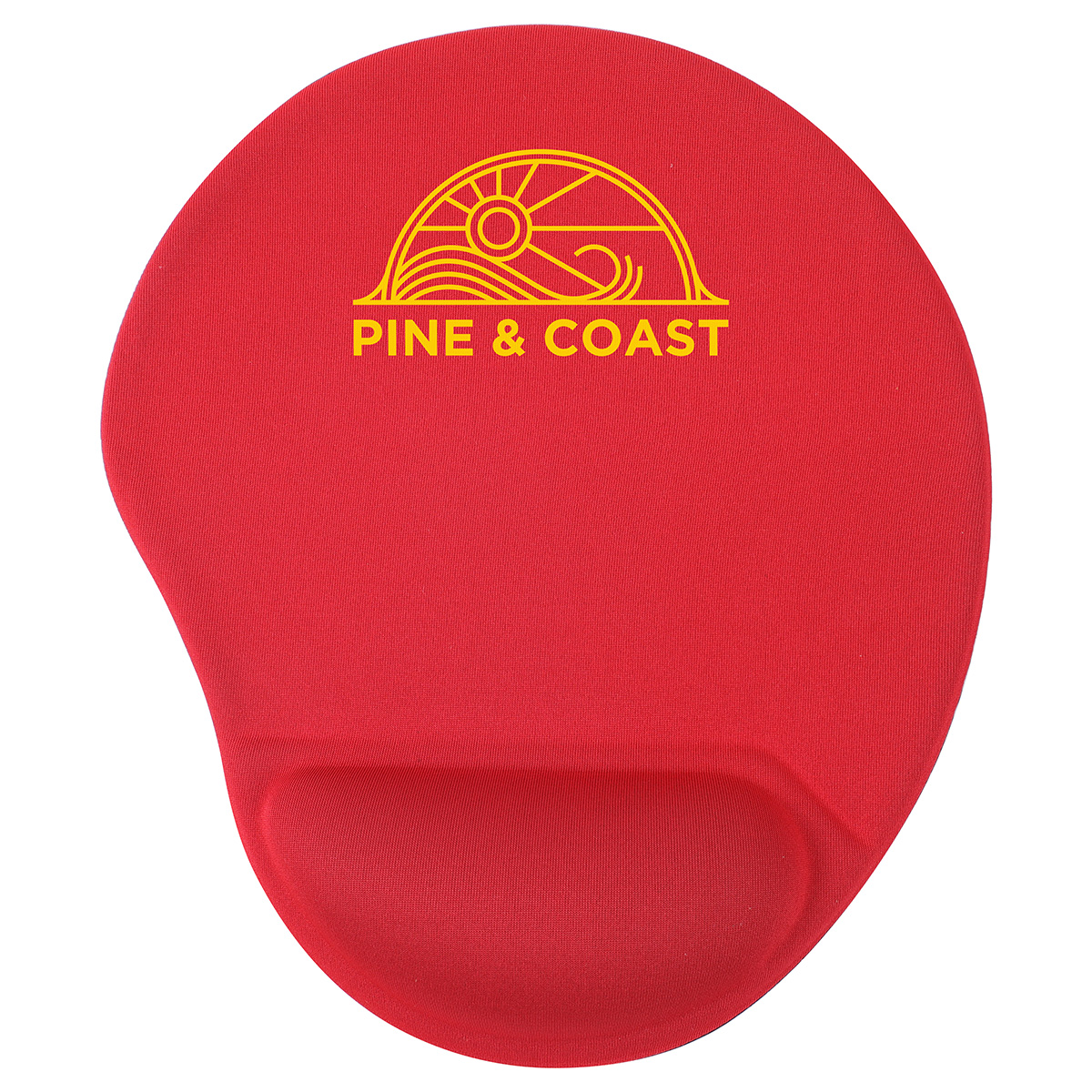 Wave Non-Slip Mouse Pad with Gel Wrist Rest 32