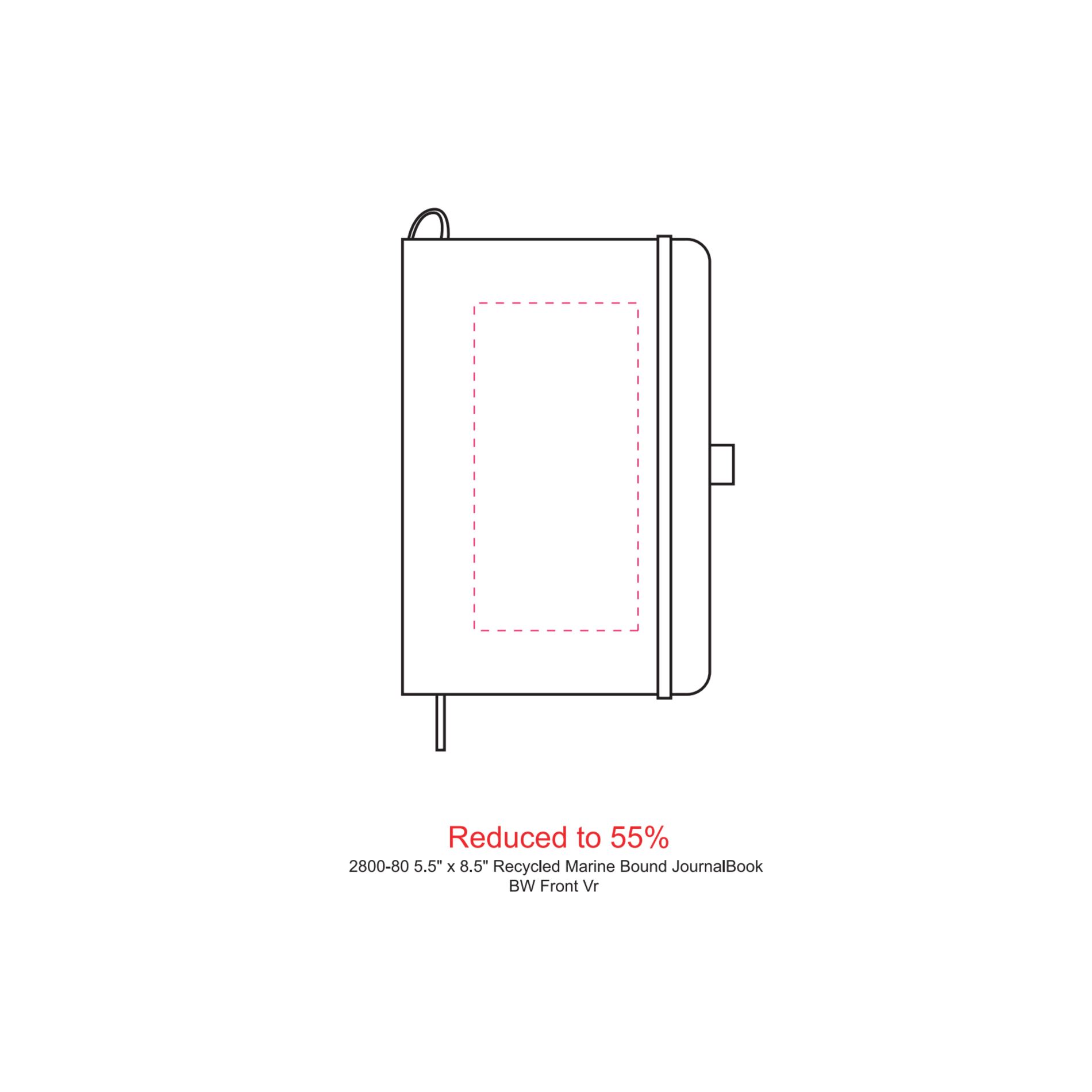 FSC® 5.5" x 8.5" Recycled Marine Bound Journal 8