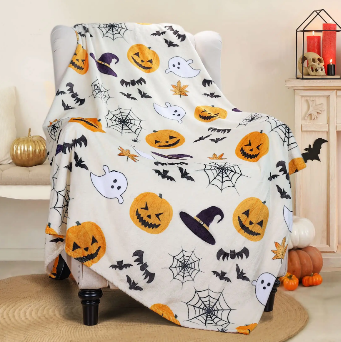 Halloween Flannel Blanket 2