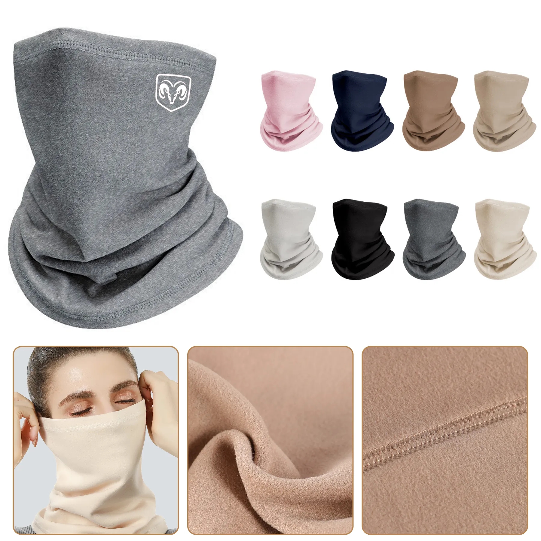 Hijab Seamless Neck Gaiter Face Mask Magic Scarf 1