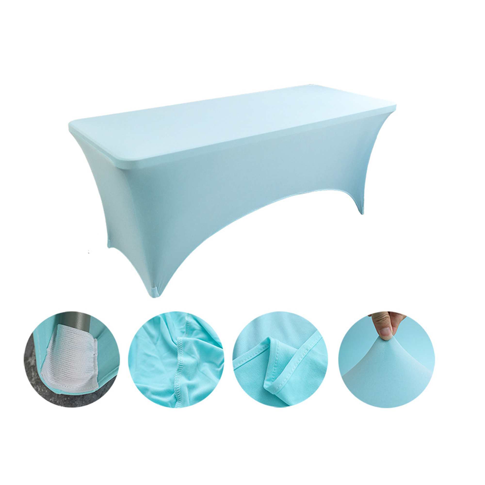 Six Foot Full Color Spandex Fitted Table Cover 23