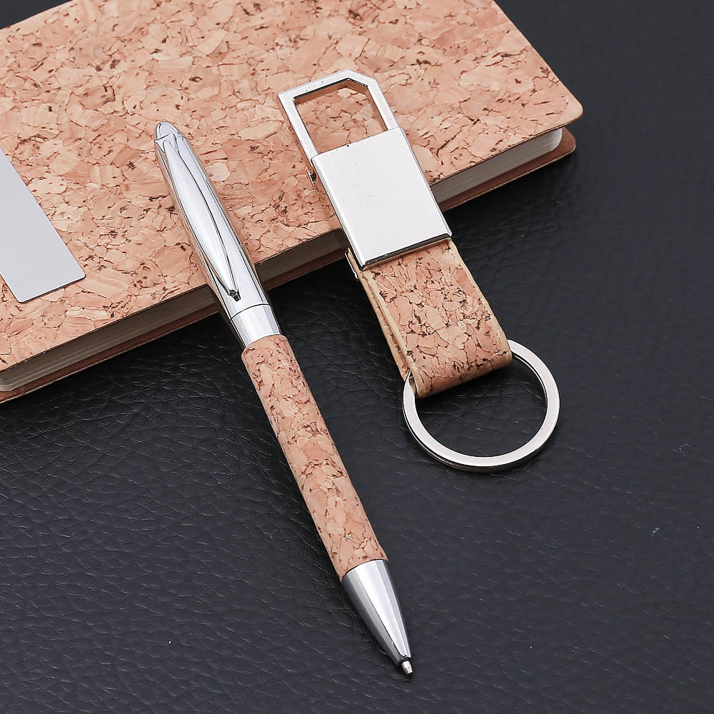 Wood Grain 3-Piece Office Gift Set 4