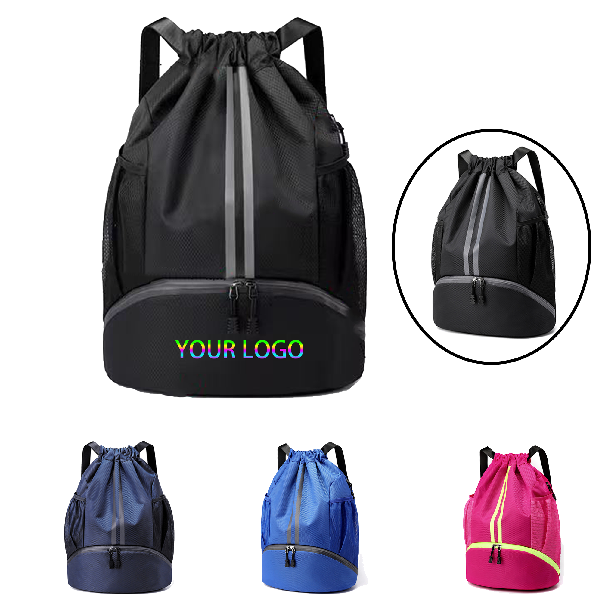 MOQ 20 PCS Compact Travel Gym Bag 4