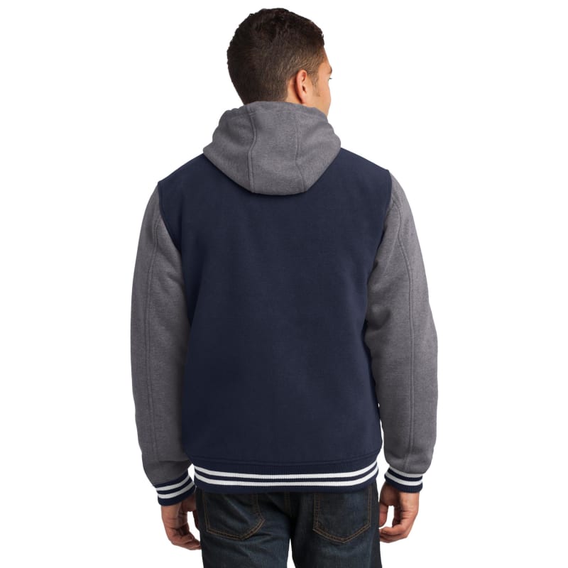 Sport-Tek Insulated Letterman Jacket. 9