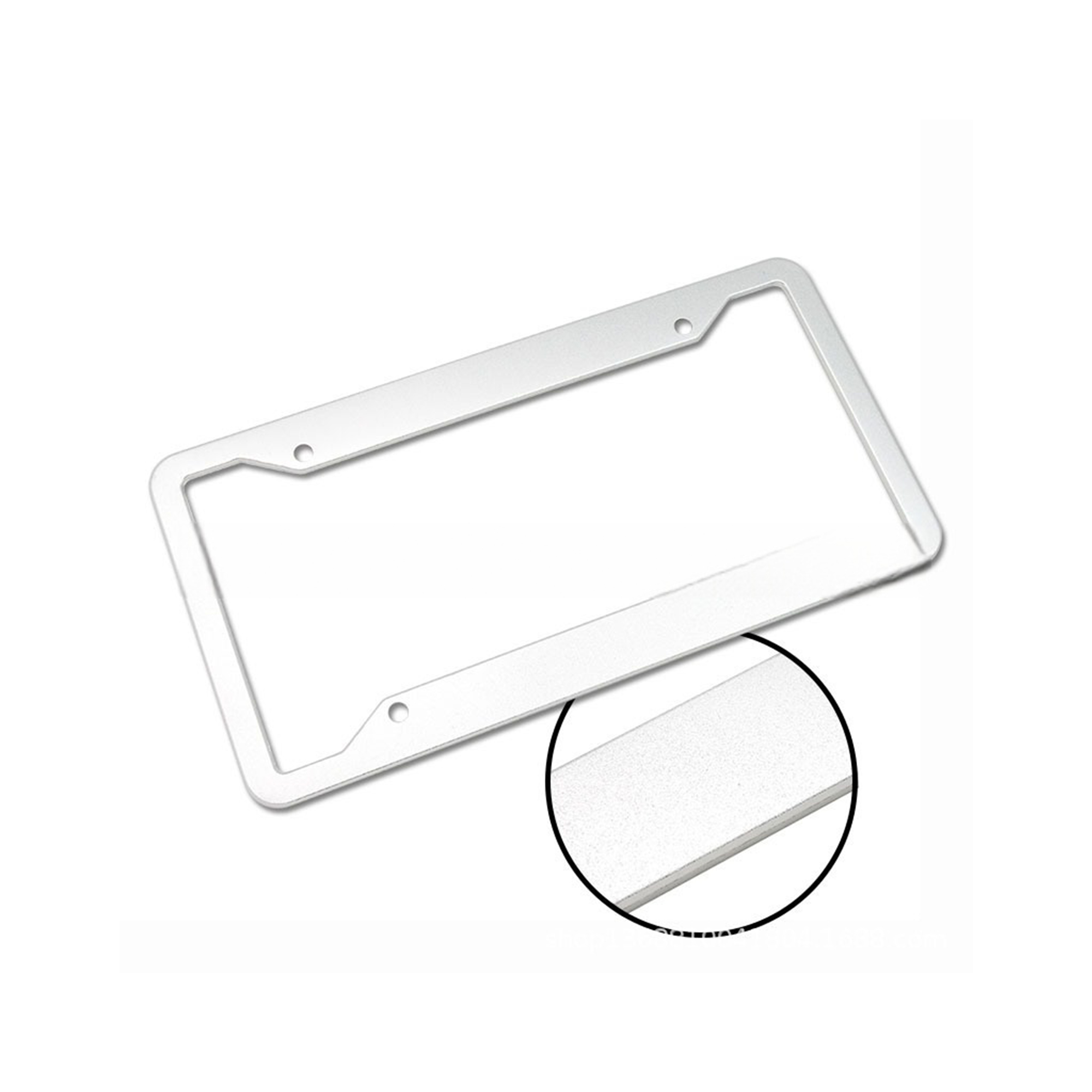 Aluminum License Plate Frame With Rust Resistant Finish 5