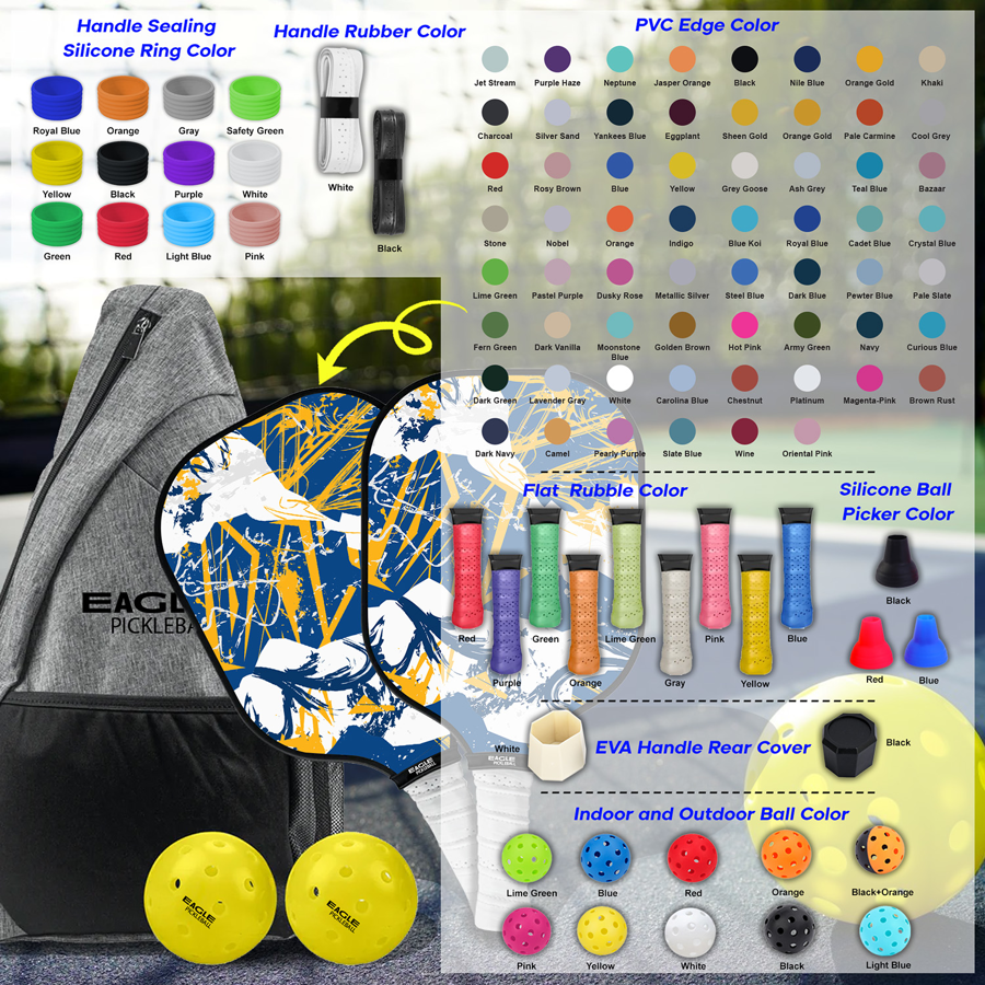Glass Fiber Pickleball Set w/ Backpack 2