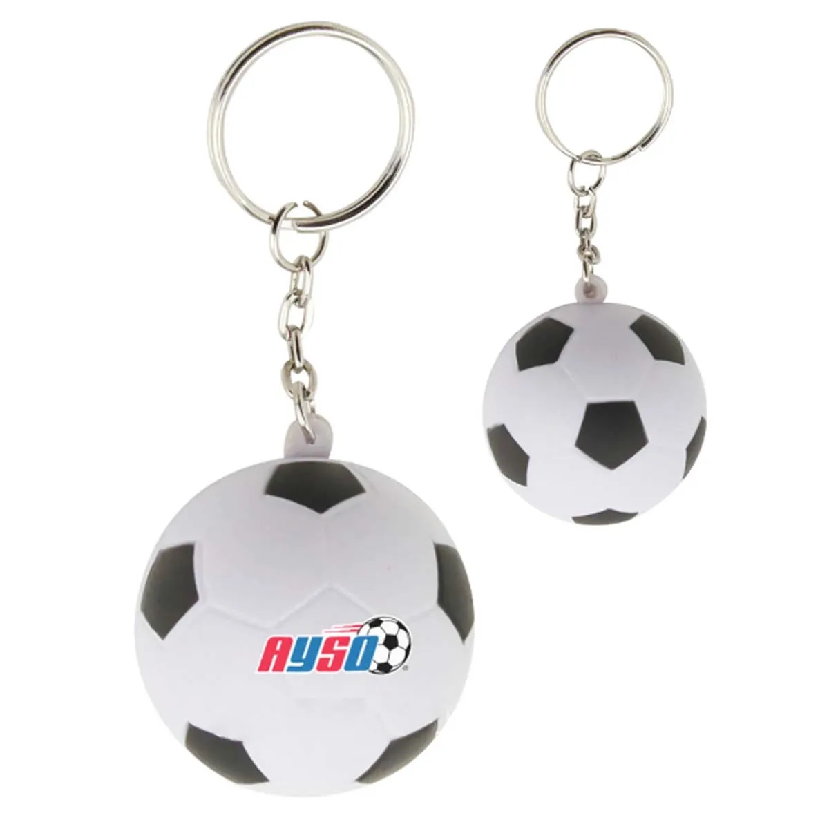 Mini Foam Tennis Baseball Volleyball KeyChains 2