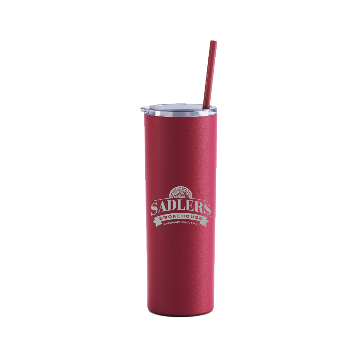 20 Oz. Maars Lipstick Red Skinny Steel Tumbler