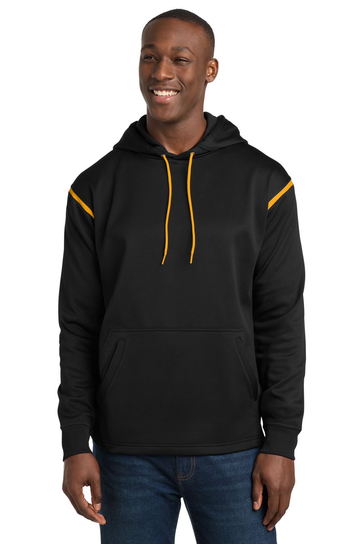 Sport-Tek Tech Fleece Colorblock Hooded Sweatshirt. F246 45