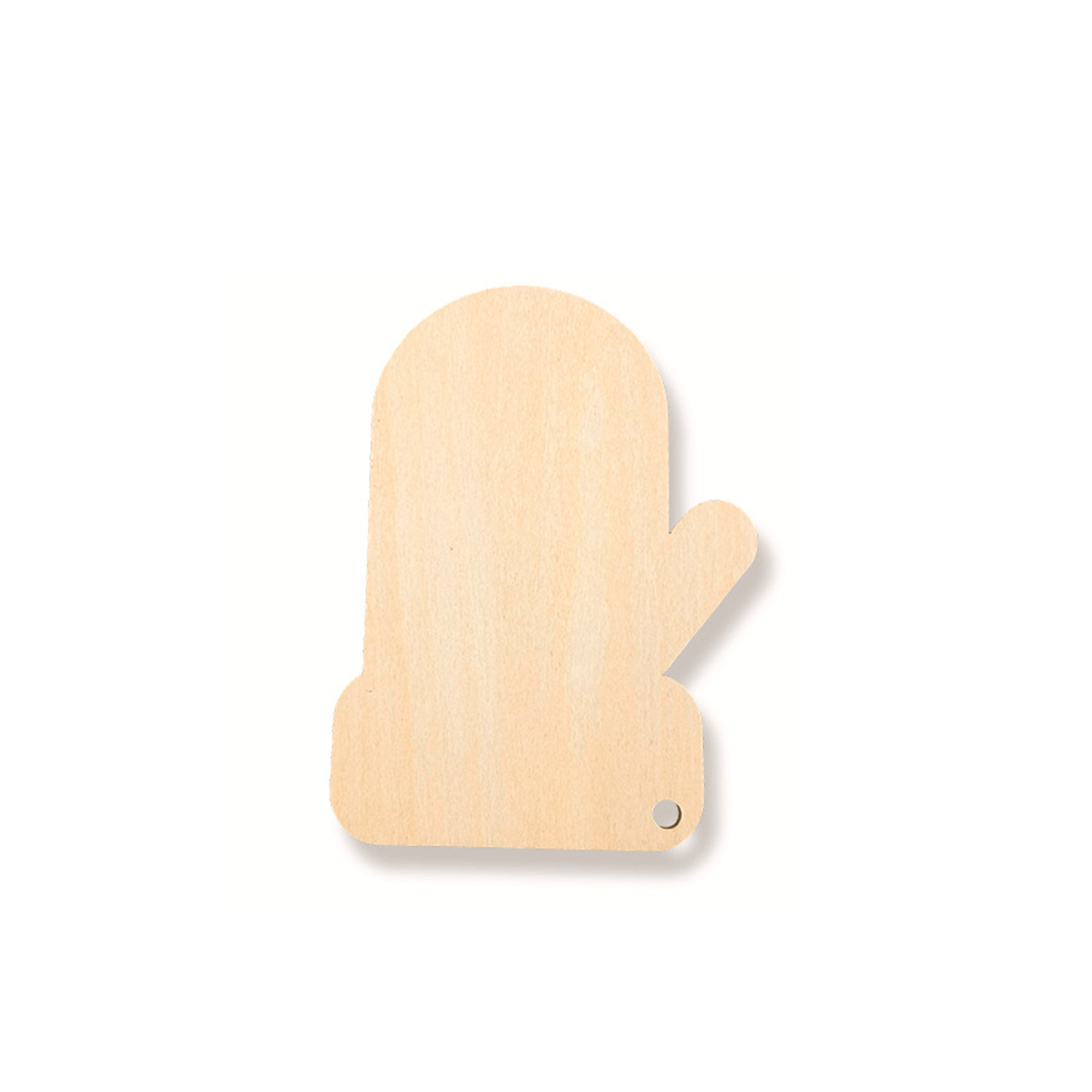 Natural Wood Christmas Tree Pendant 38