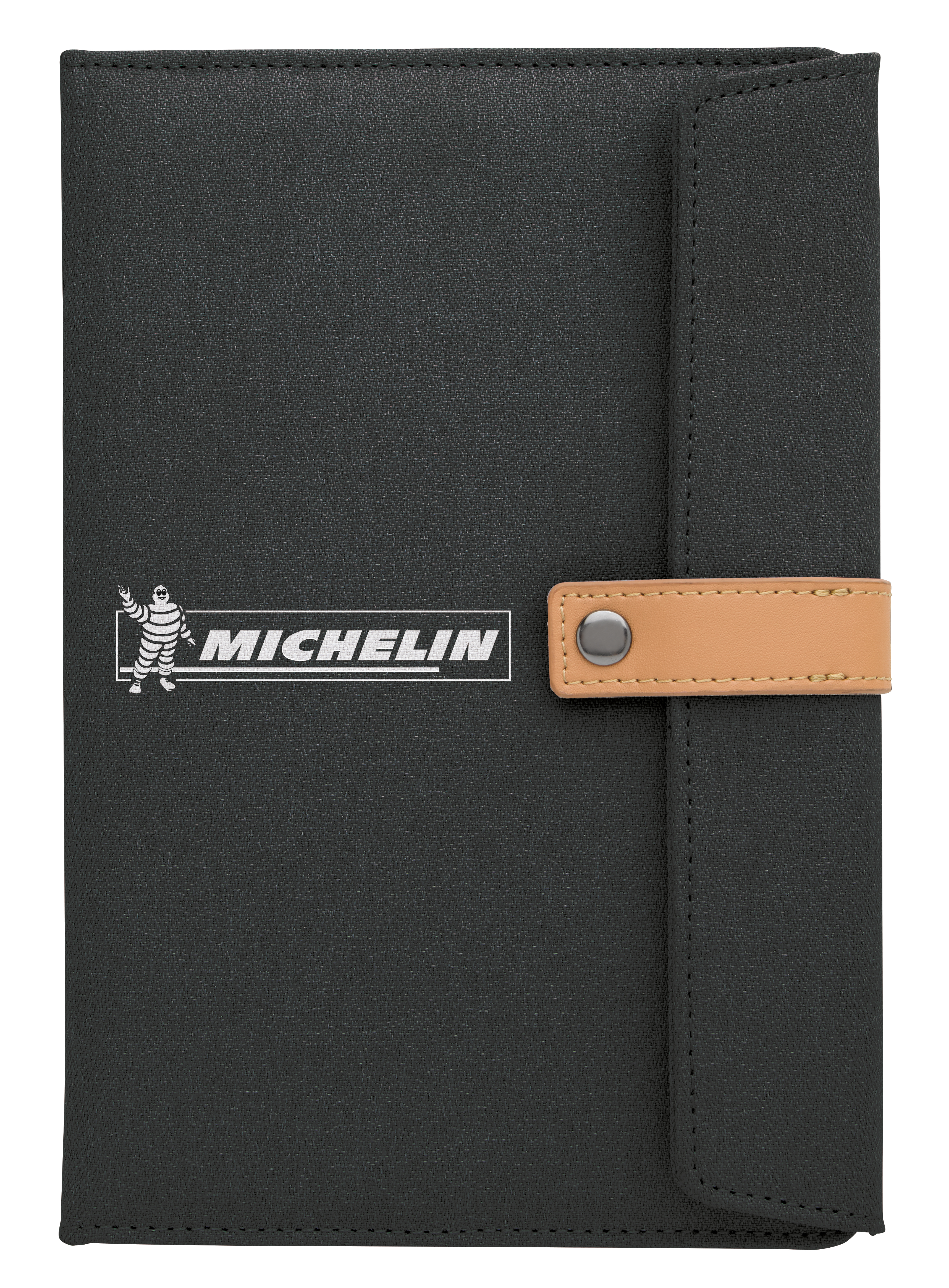 Good Value™ Two-Tone Journal with Leather Closure 10