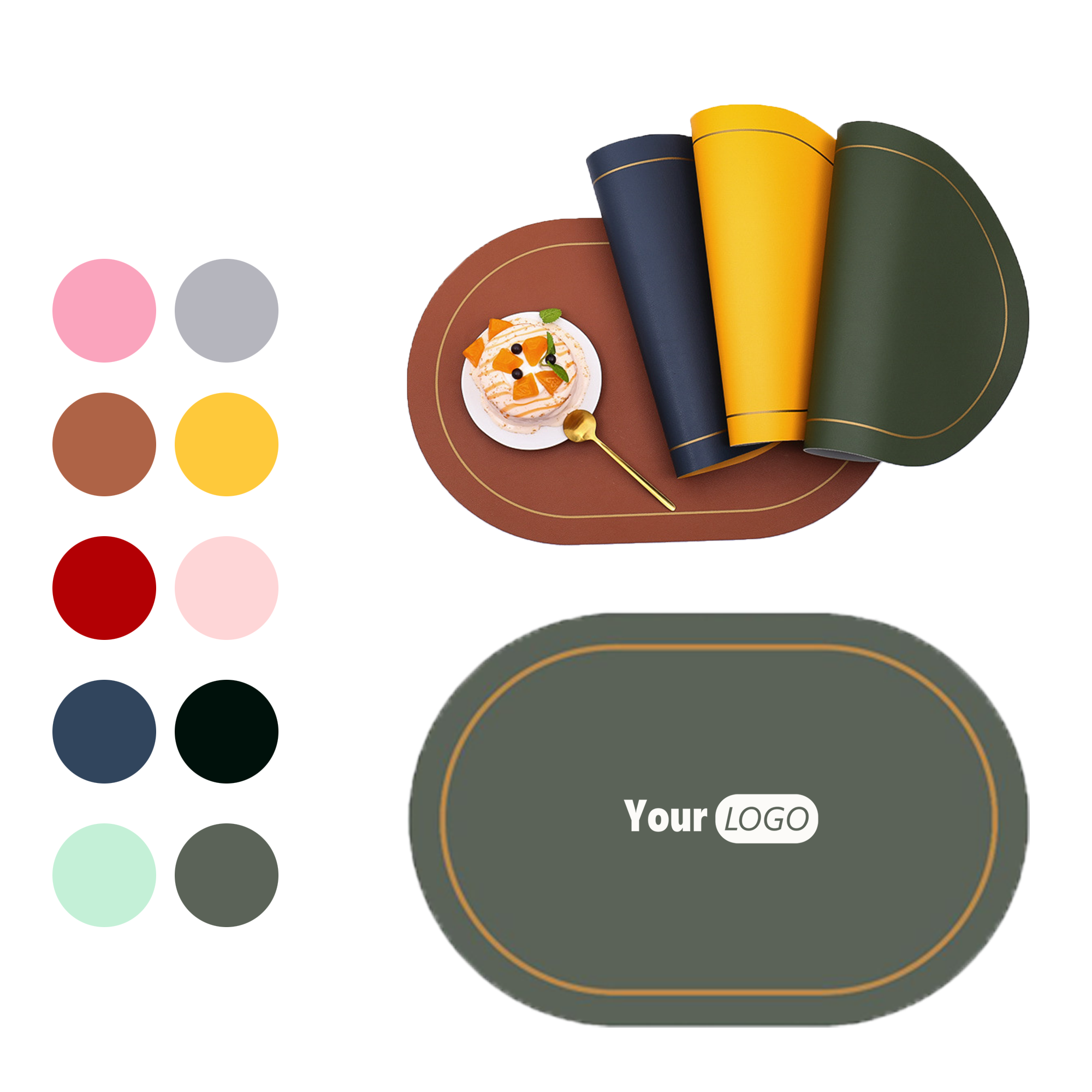 Placemats Faux Leather MOQ 50 5