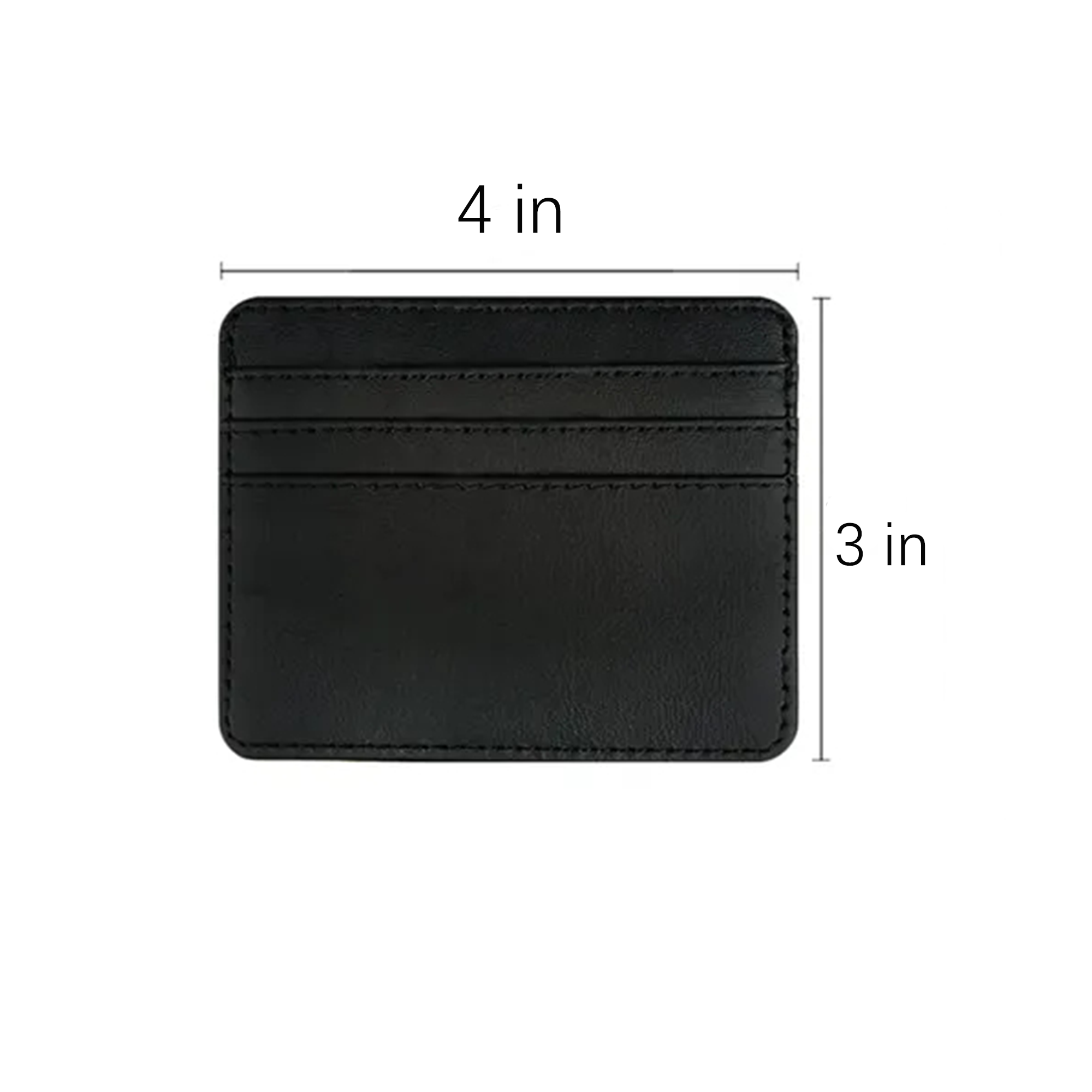 Slim PU Leather Card Holder Wallet 4